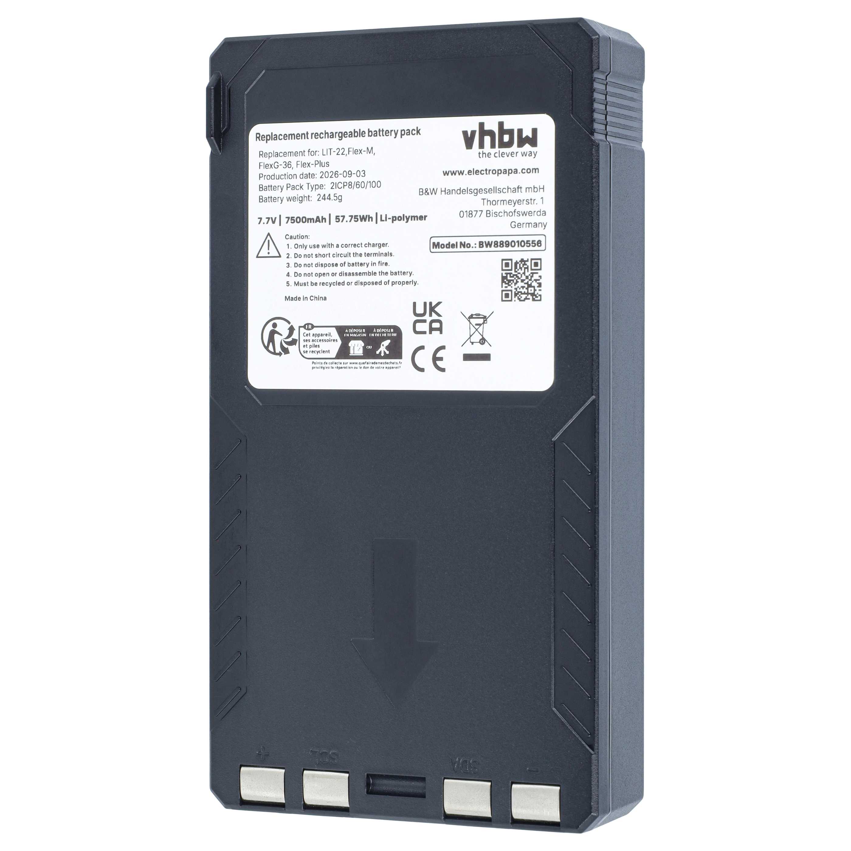 Wildkamera-Akku als Ersatz für Spypoint LIT-22 für Spypoint - 7500mAh 7,4V Li-Polymer
