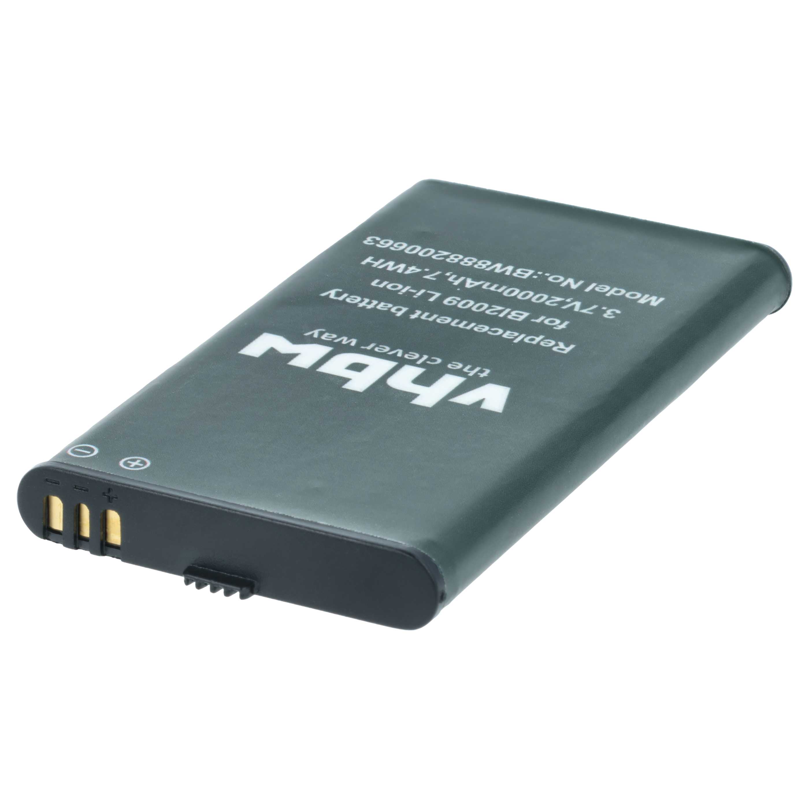 Radio Battery replaces Hytera BL2009 - 2000 mAh 3.7 V Li-Ion