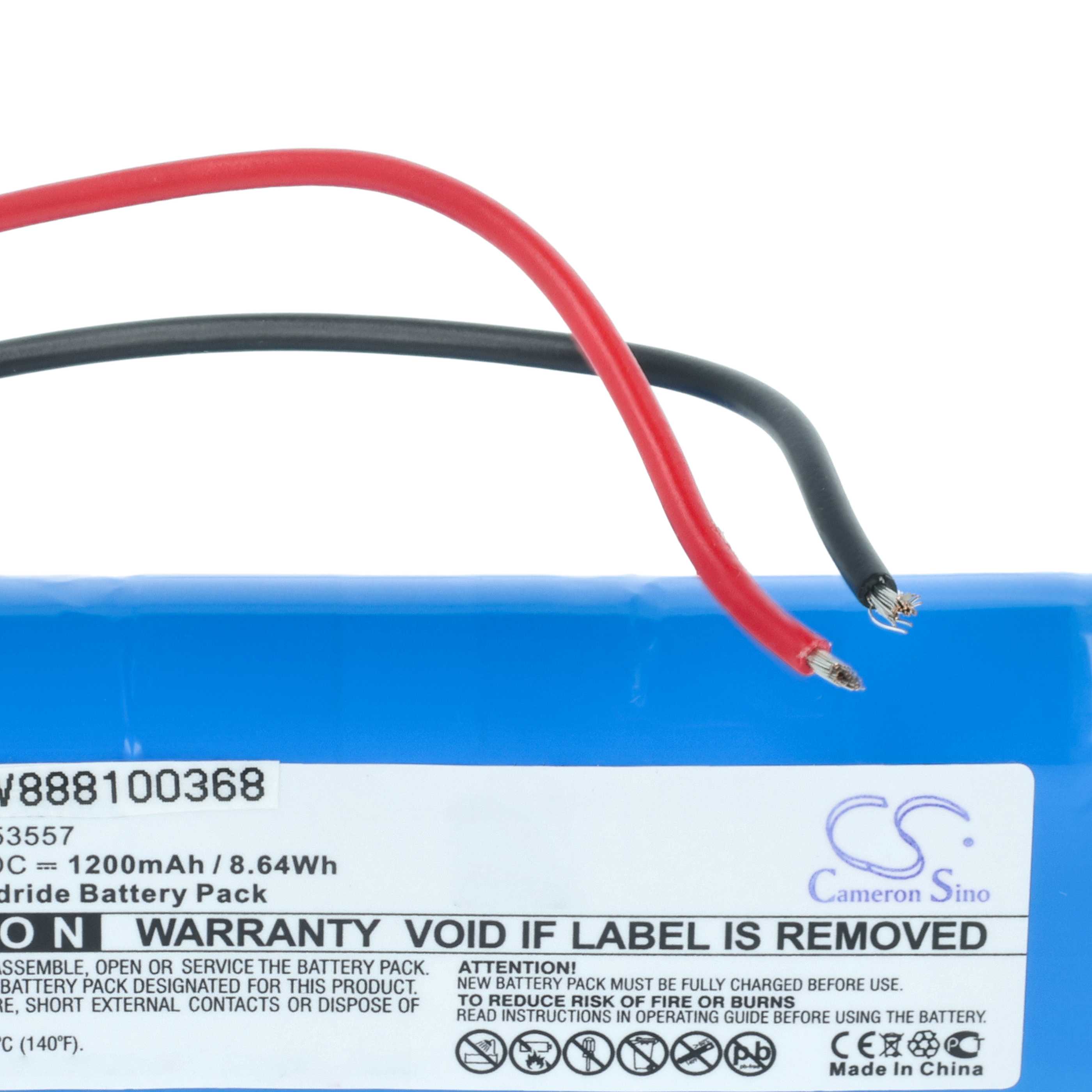 Batterie (2 pièces) remplace Seik 709053557 - 1200mAh 7,2V NiMH