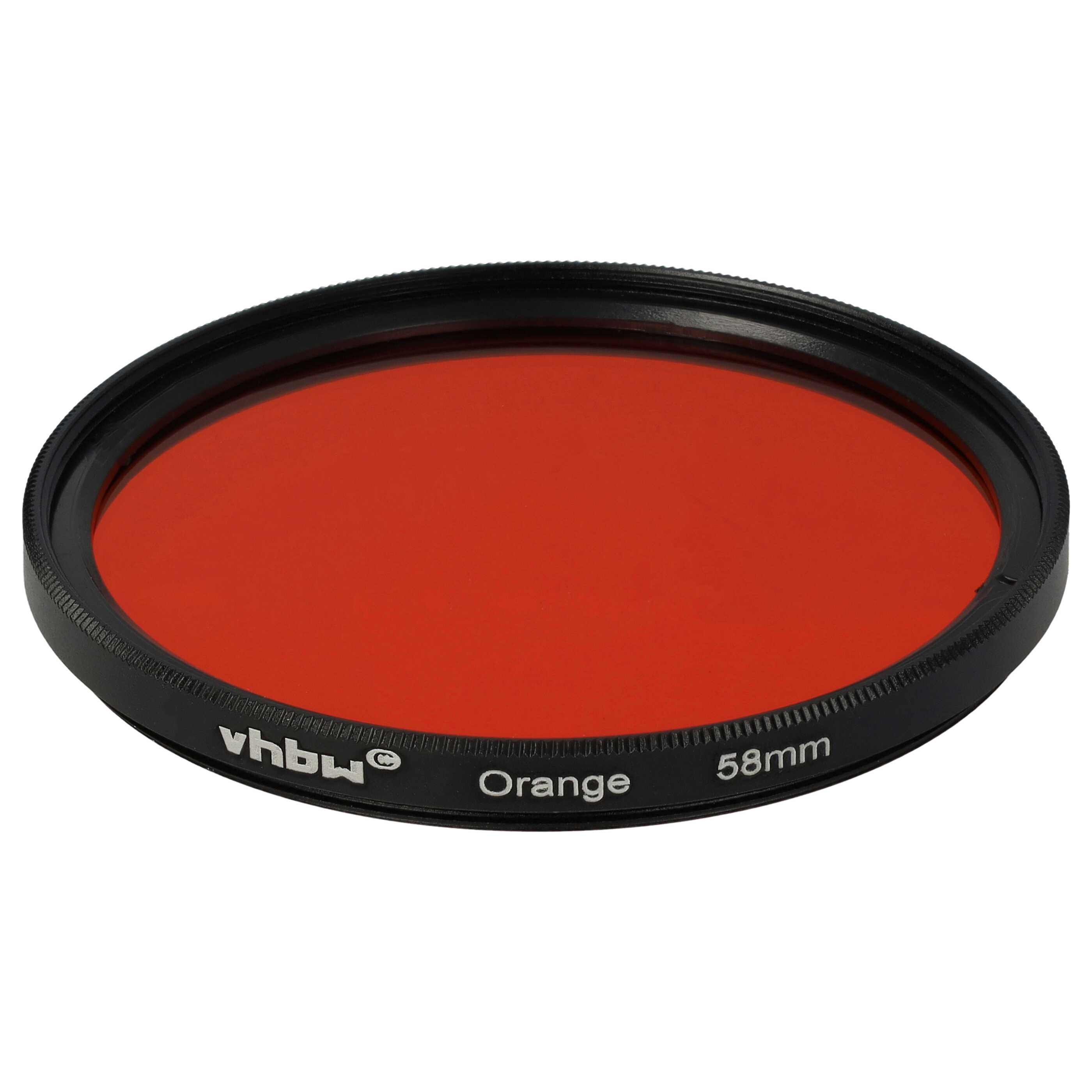 Filtro de color para objetivo de cámara con rosca de filtro de 58 mm - Filtro naranja