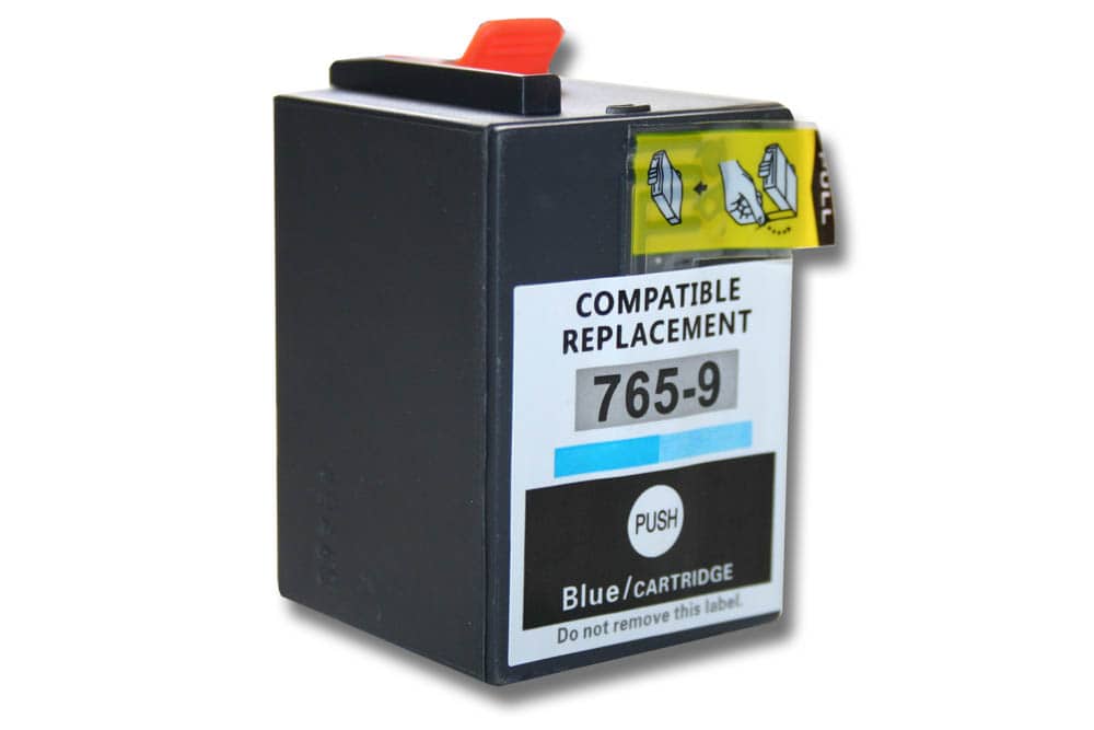 Tintenpatrone als Ersatz für 765-9 für Pitney Bowes Drucker - Cyan 45ml + Chip