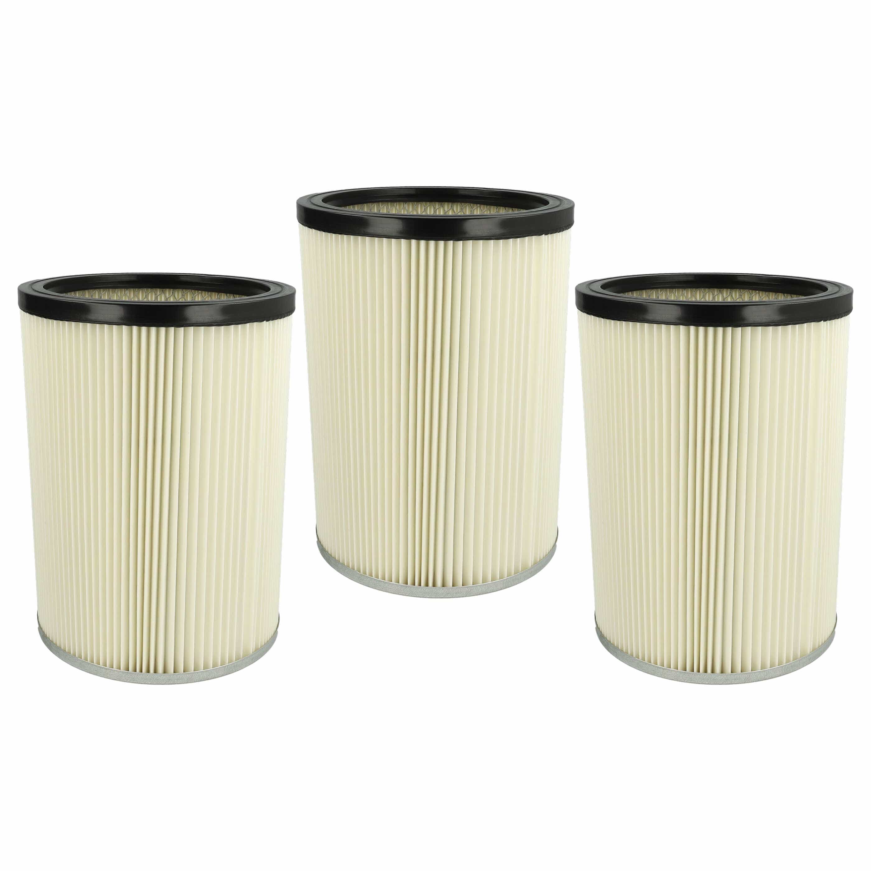 3x Filtro reemplaza Kärcher 6.904-325.0, 6.904-048.0 para aspiradora Kärcher, blanco