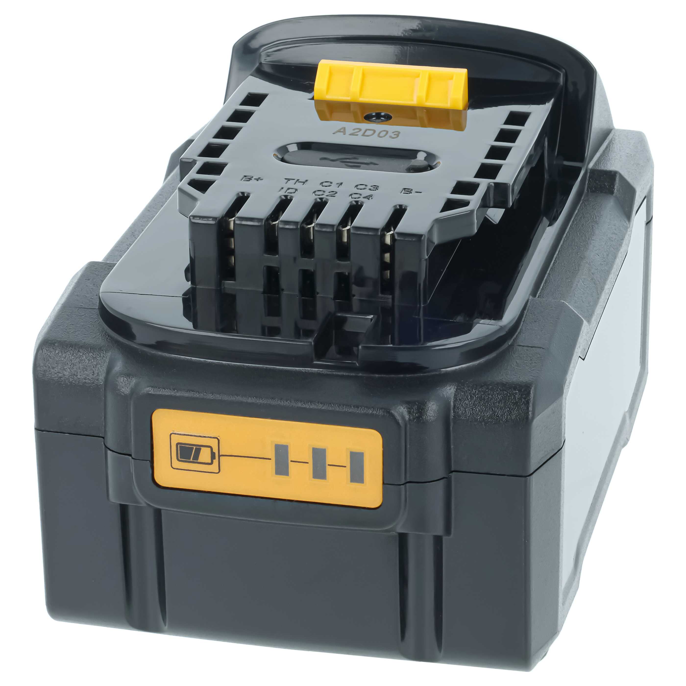 Akku (2x Stück) 18V als Ersatz für Dewalt DCB182, DCB182-XE, DCB180, DCB181-XJ, DCB181 - 5000mAh, Li-Ion