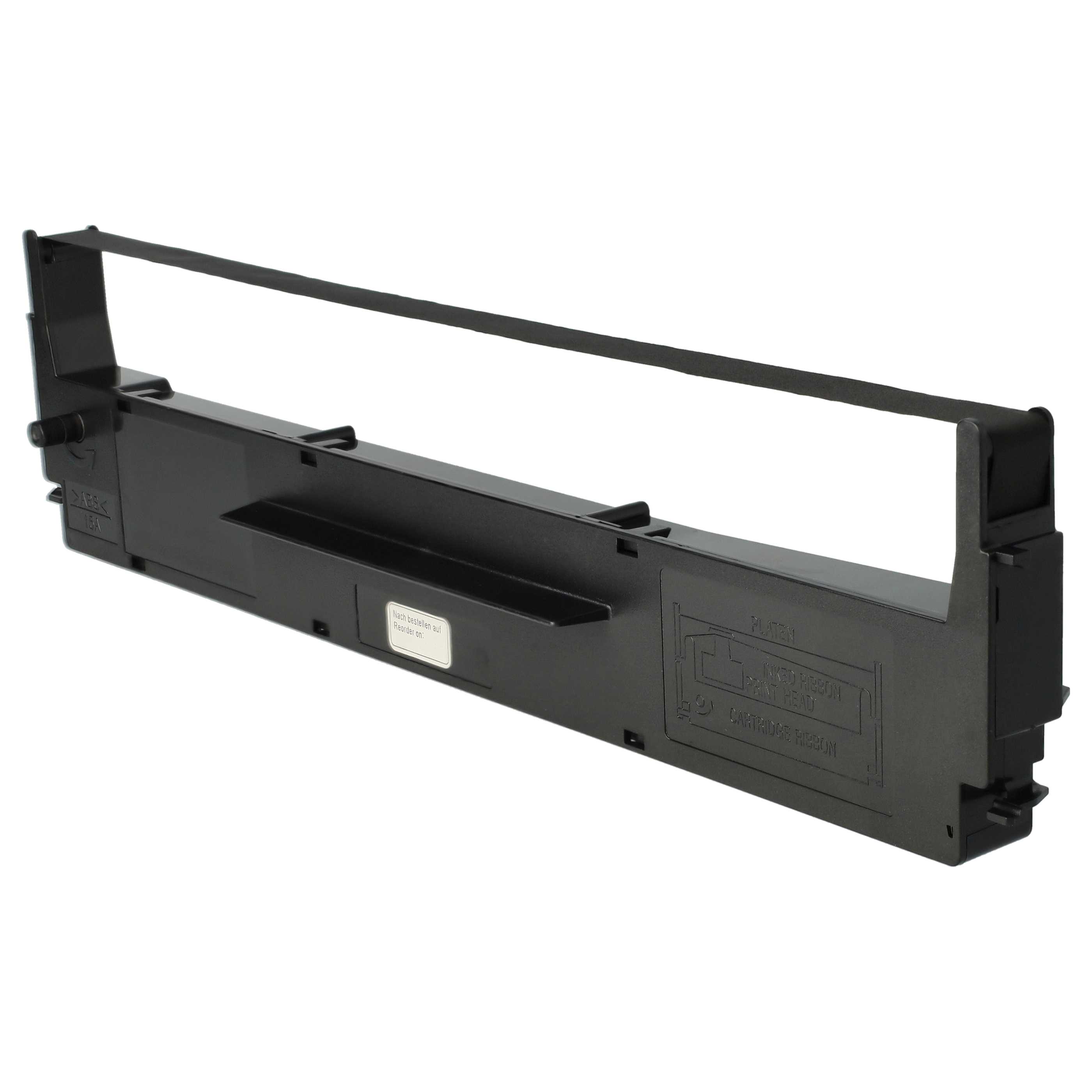 Ink Ribbon replaces Epson C13S015021, S015637 for IBM Dot Matrix, Receipt Printer etc. - Black