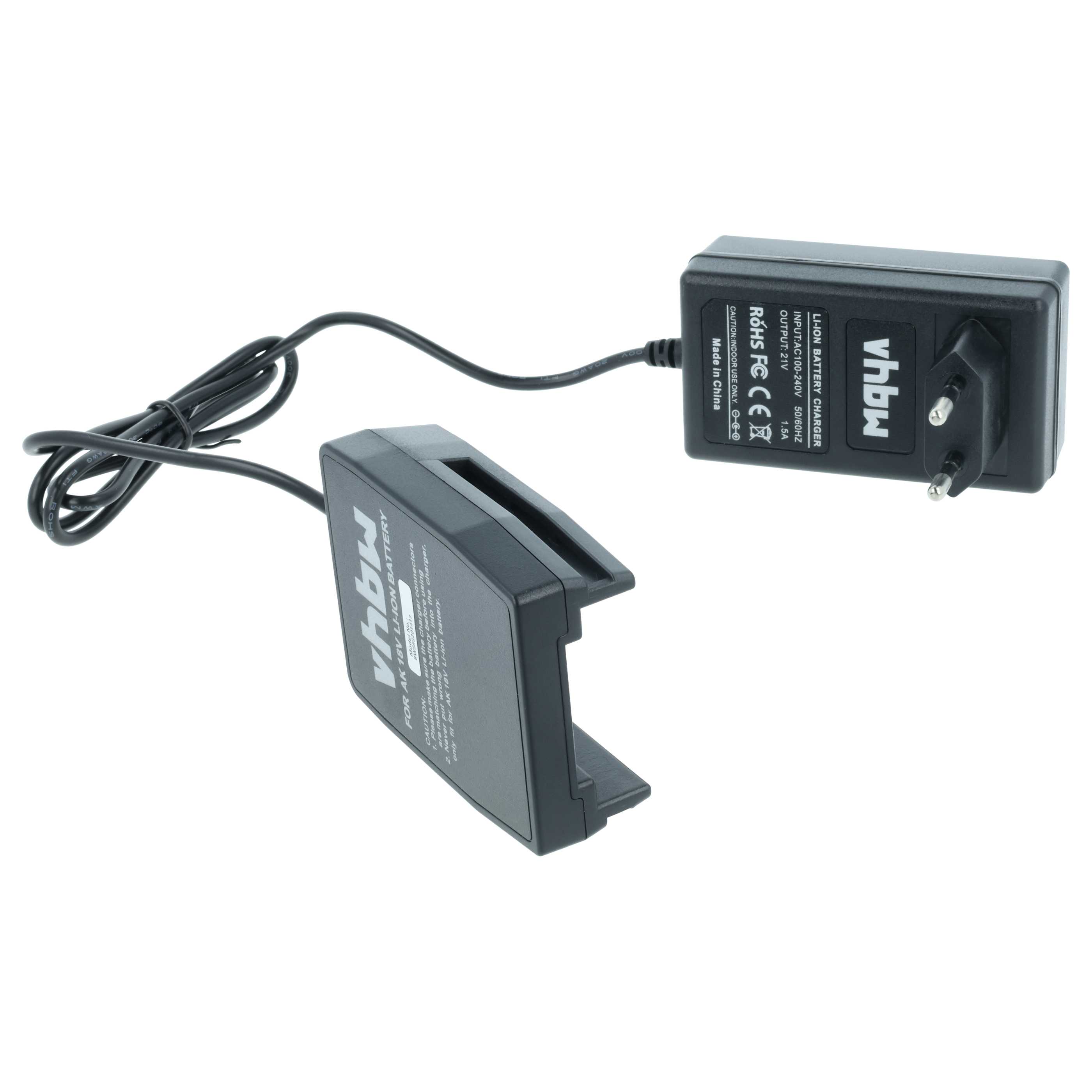 Caricabatterie per batterie utensile DeltaFox, Worx, Rockwell, AL-KO - Li-Ion, 1,5A