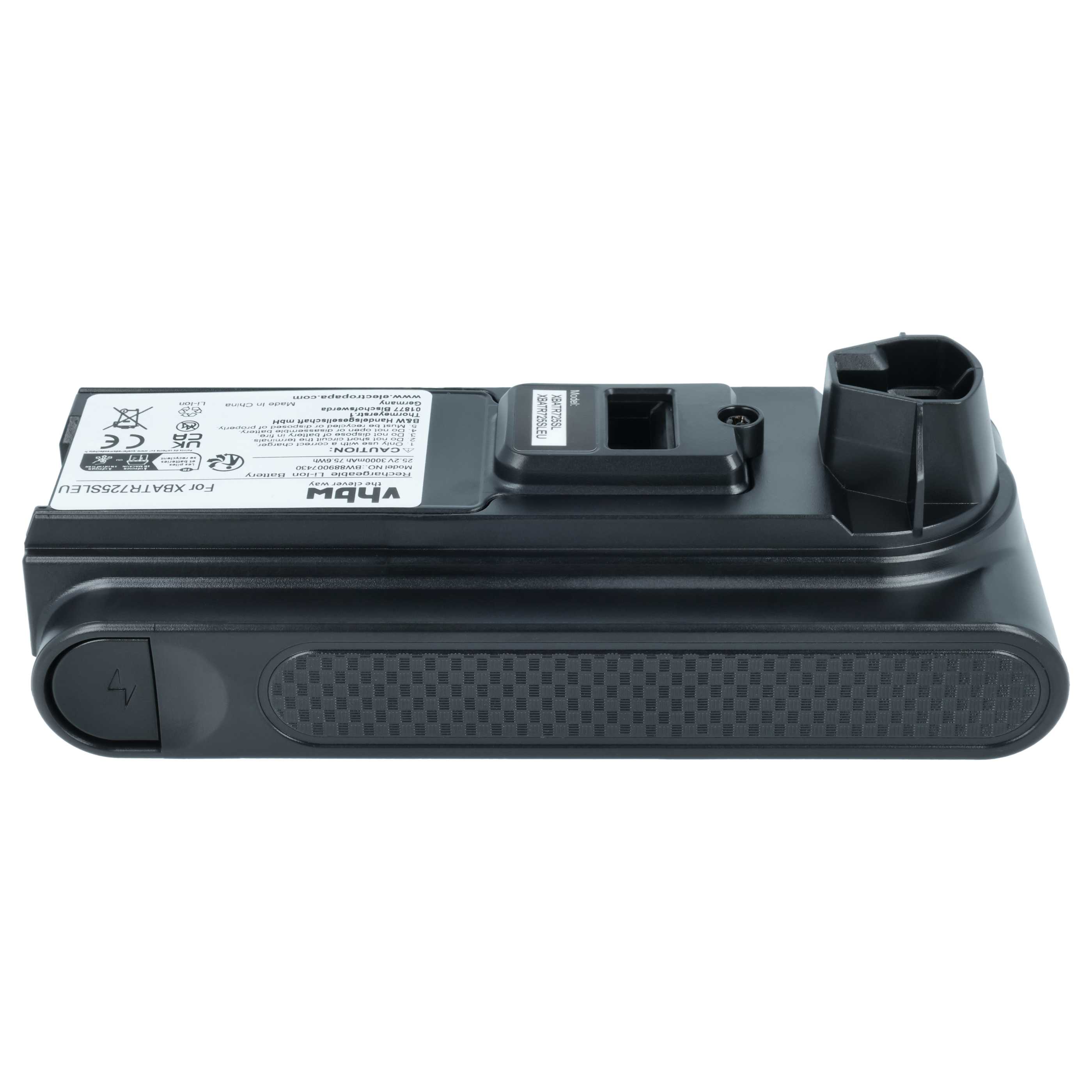 Battery replaces Shark XBATR725SLEU for Shark 3000mAh, 25.2V, Li-Ion