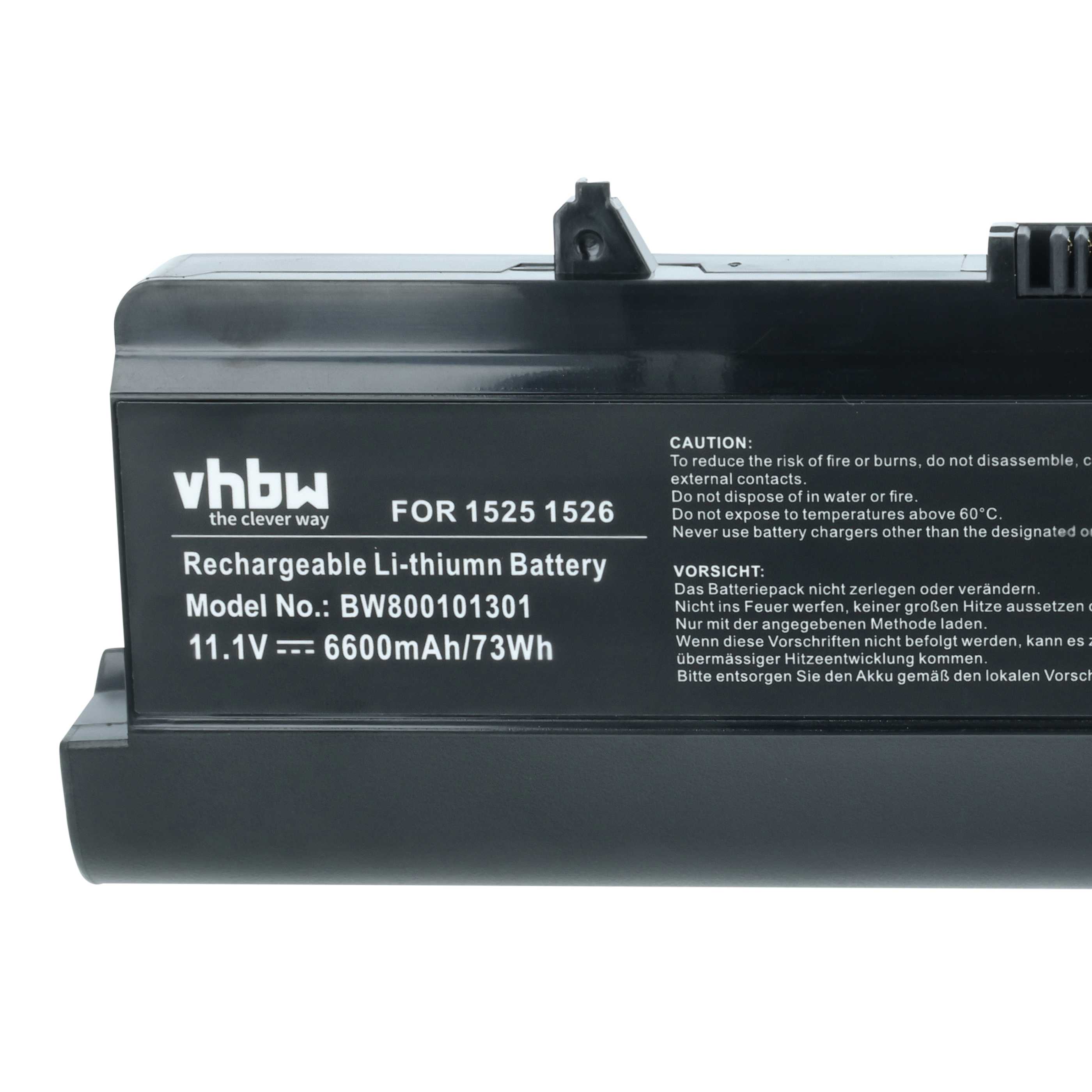 Akumulator do laptopa zamiennik Dell 0GW252, 312-0625, 312-0566, 312-0567 - 6600 mAh 11,1 V Li-Ion, czarny