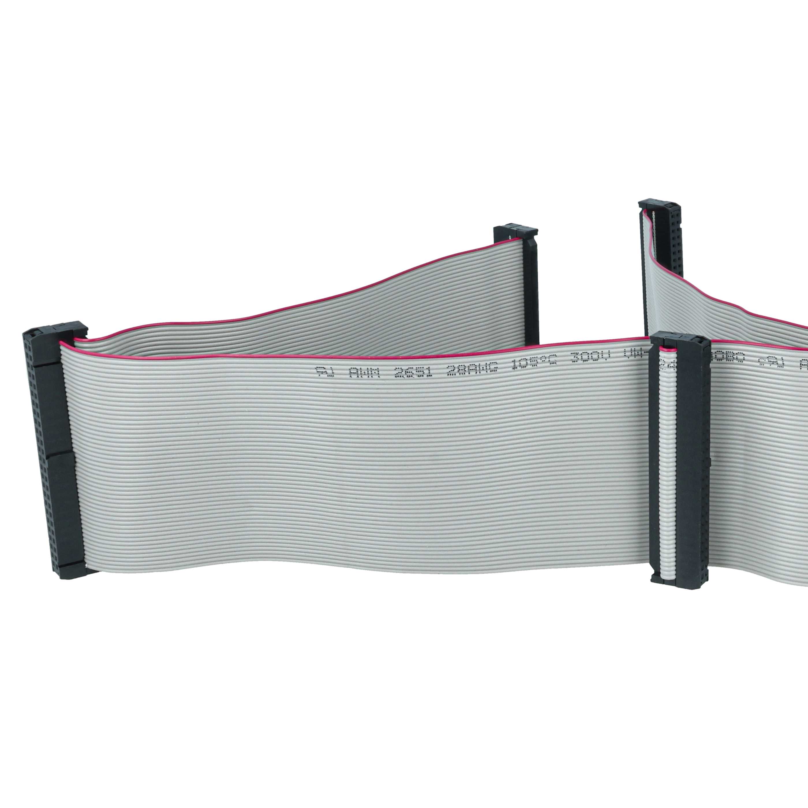 SCSI Flat Ribbon Cable for Indoor Installation of 5 SCSI Devices - 50 Pin, 75 cm