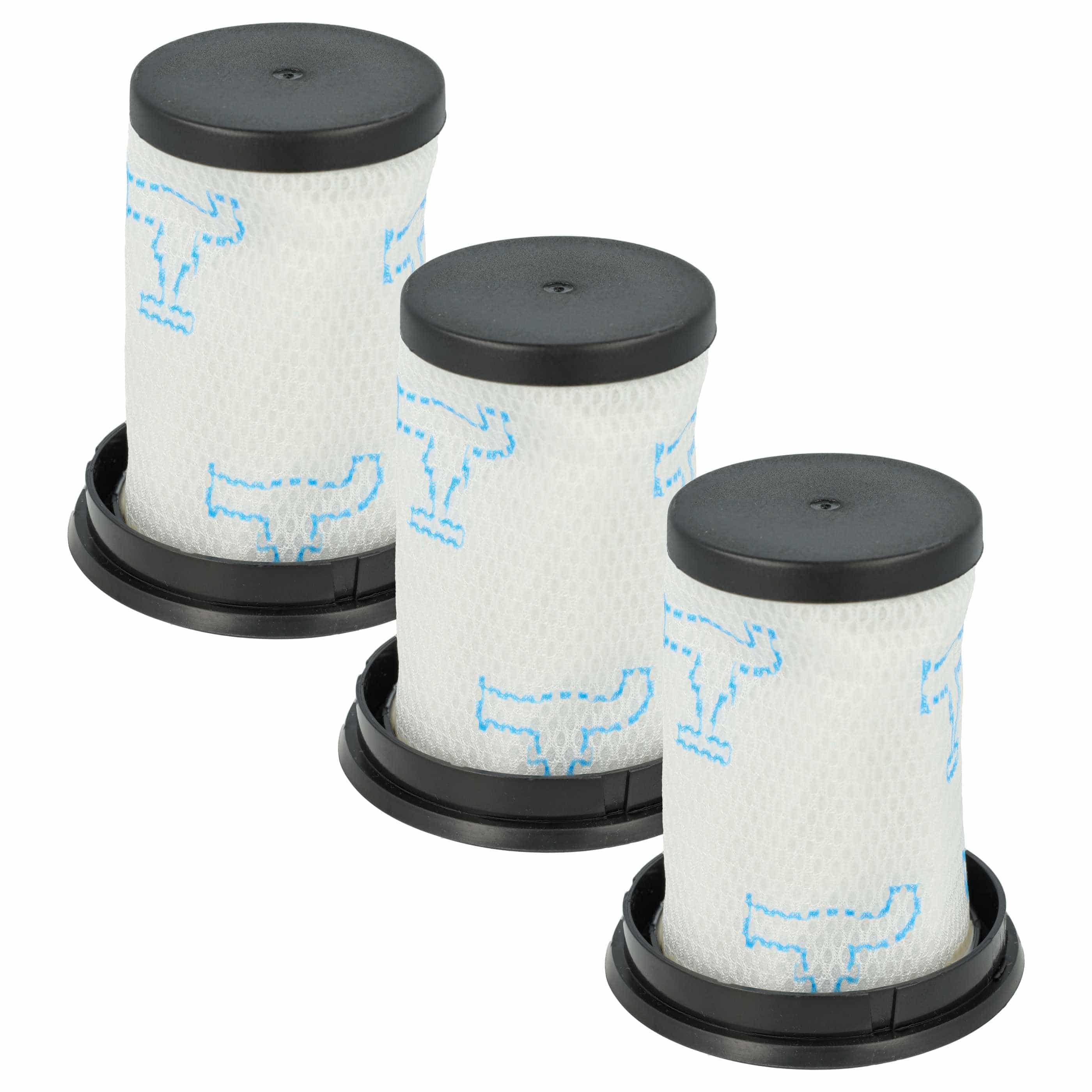 3x Filter replaces Rowenta ZR009003 for Rowenta Vacuum Cleaner