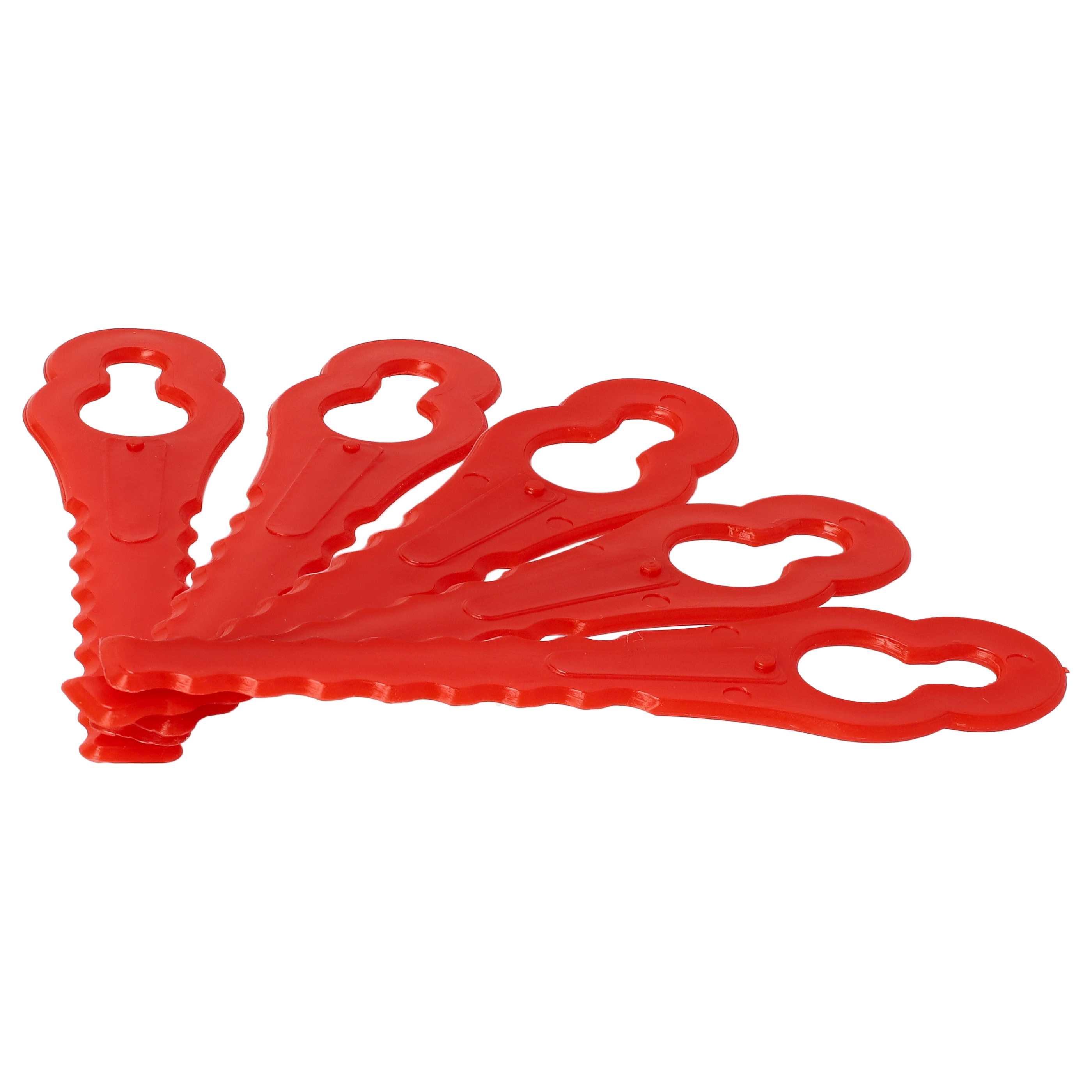 5x Exchange Blade replaces Güde 58586 Cordless Strimmerplasticred