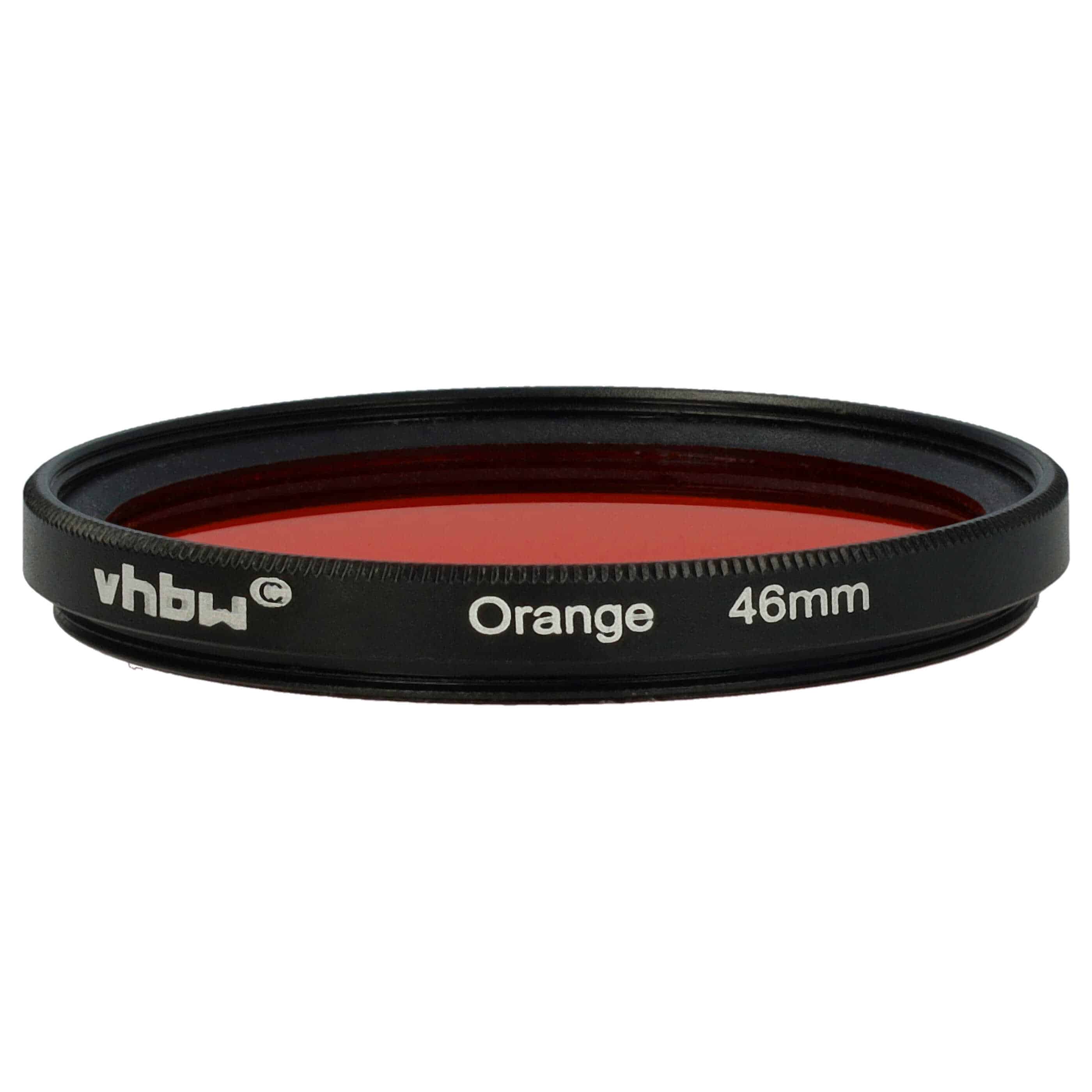 Farbfilter orange passend für Kamera Objektive mit 46 mm Filtergewinde - Orangefilter