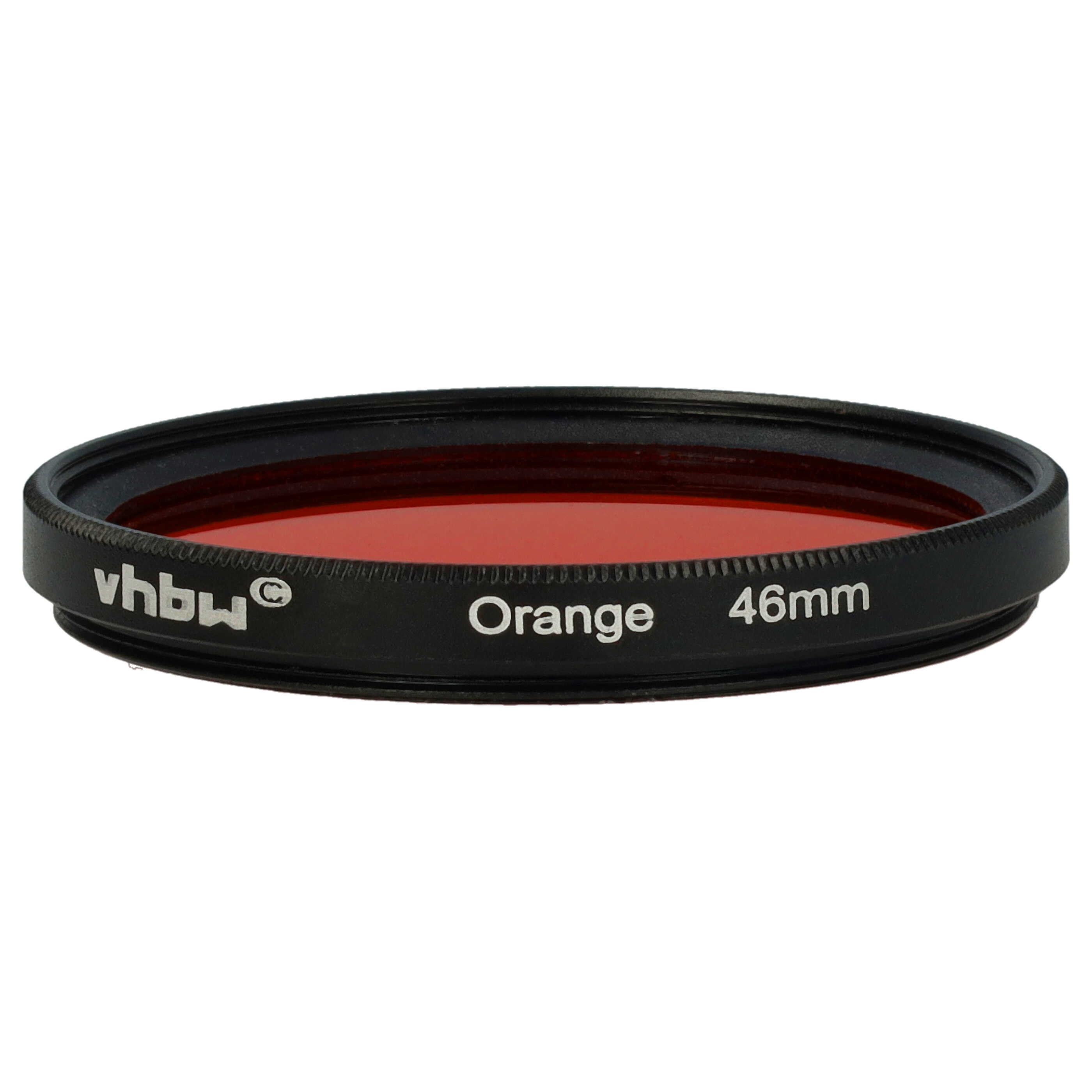 Filtr fotograficzny na obiektywy z gwintem 46 mm - filtr pomarańczowy