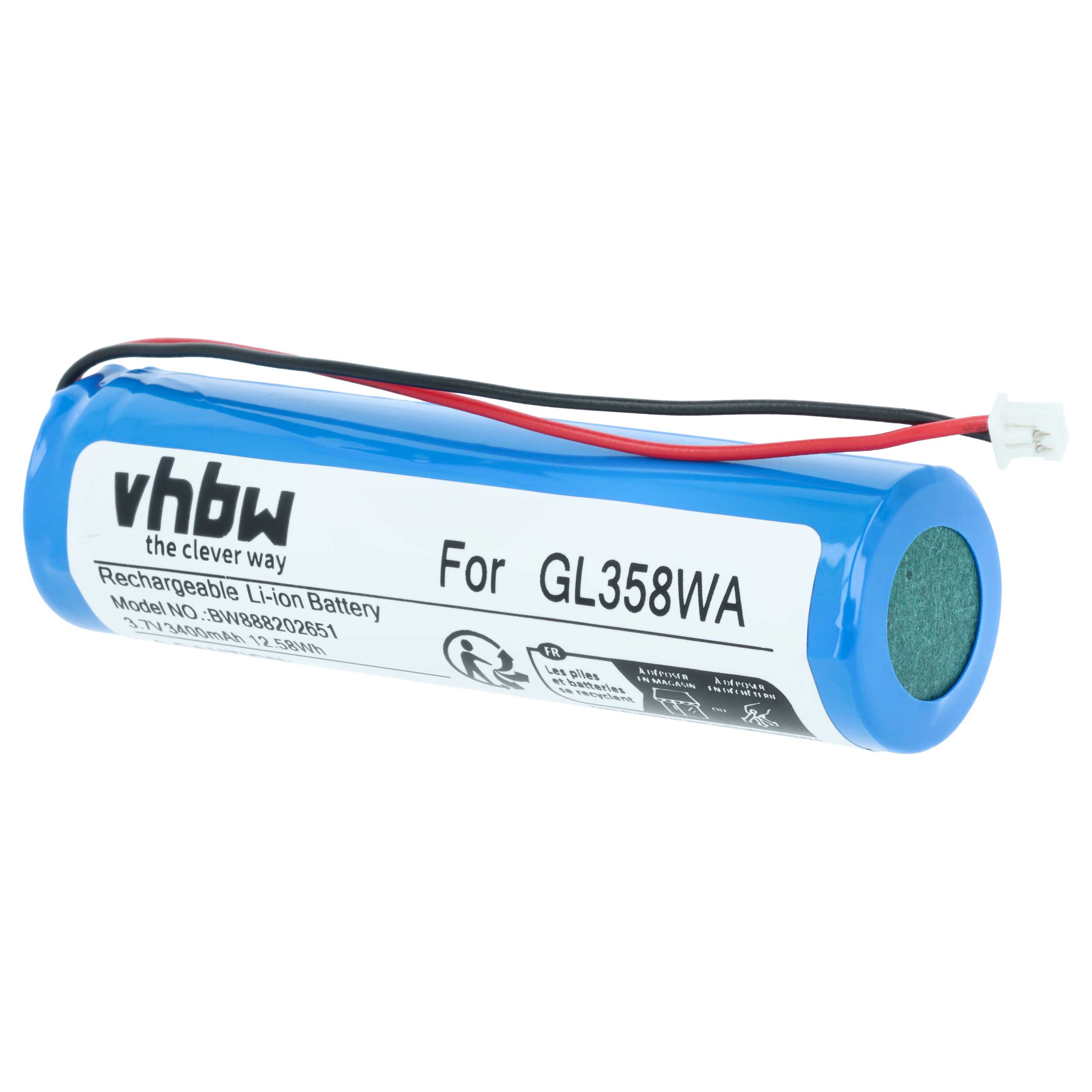 Batterie remplace DJI GL358WA pour manette de drone DJI - 3400mAh 3,7V Li-ion
