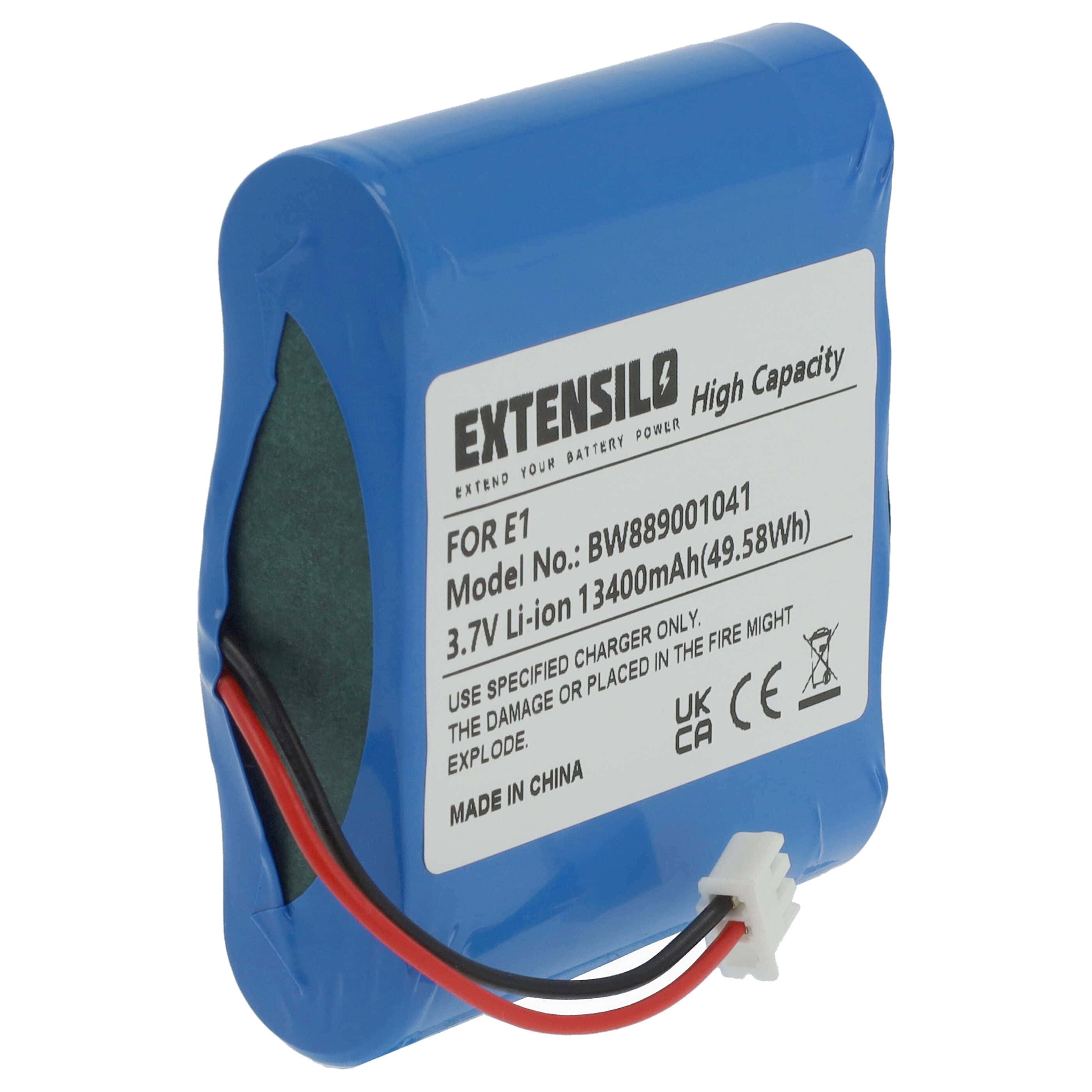 DAB Radio Battery replaces Pure E1 - 13400 mAh 3.7 V Li-Ion