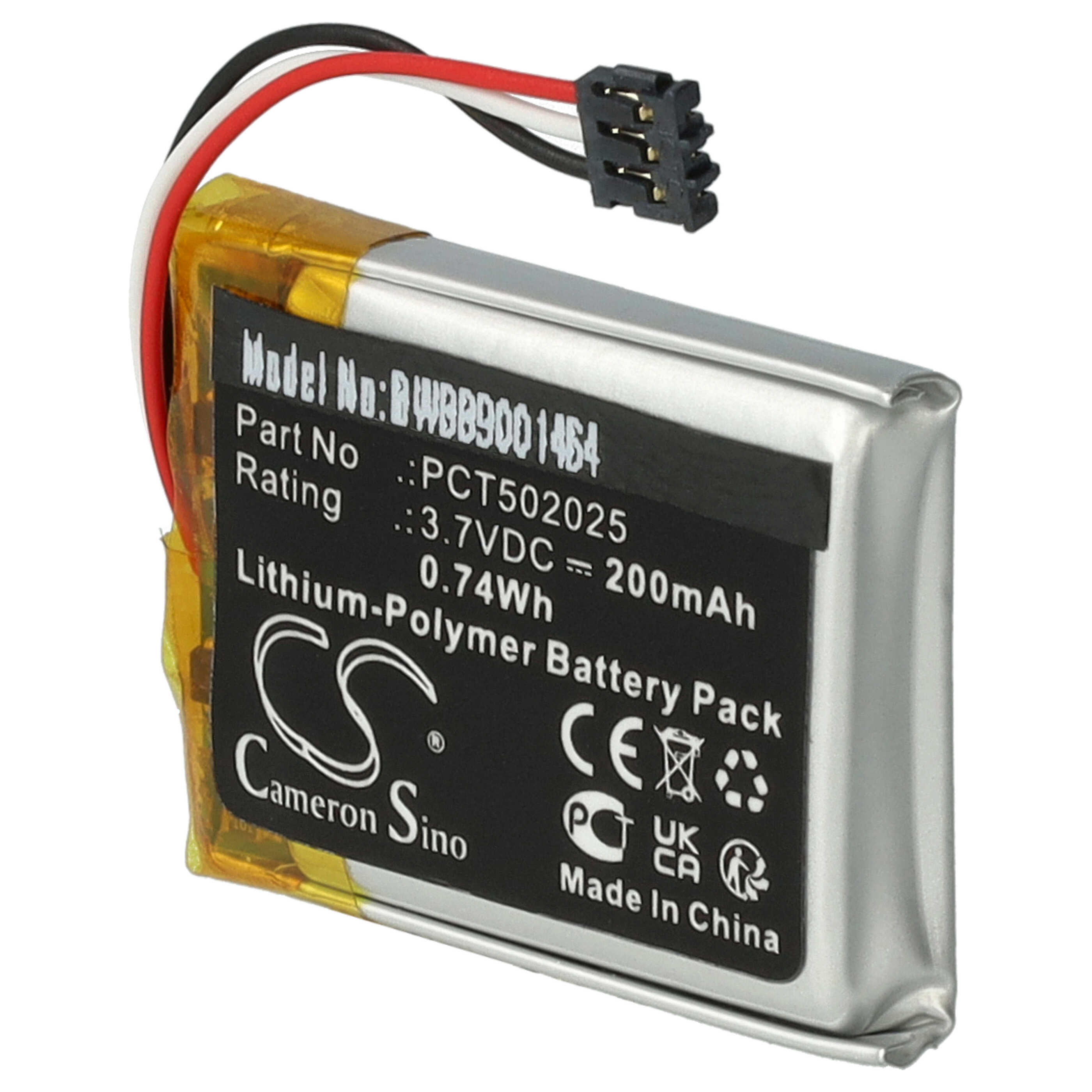 Akumulator do mikrofonu zamiennik DJI PCT502025 - 200 mAh 3,7 V LiPo