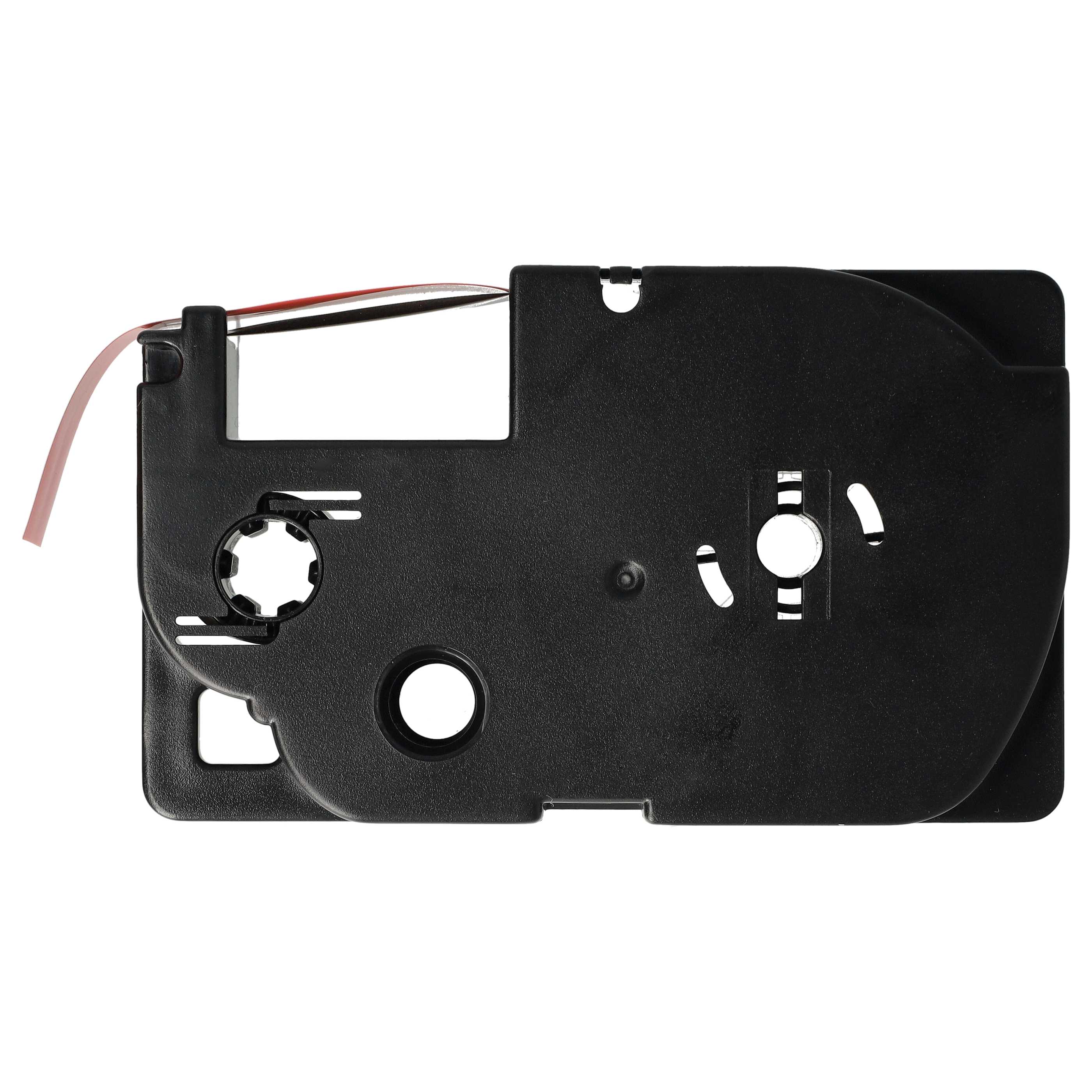 Cassetta nastro sostituisce Casio XR-9RD, XR-9RD1 per etichettatrice 9mm nero - rosso