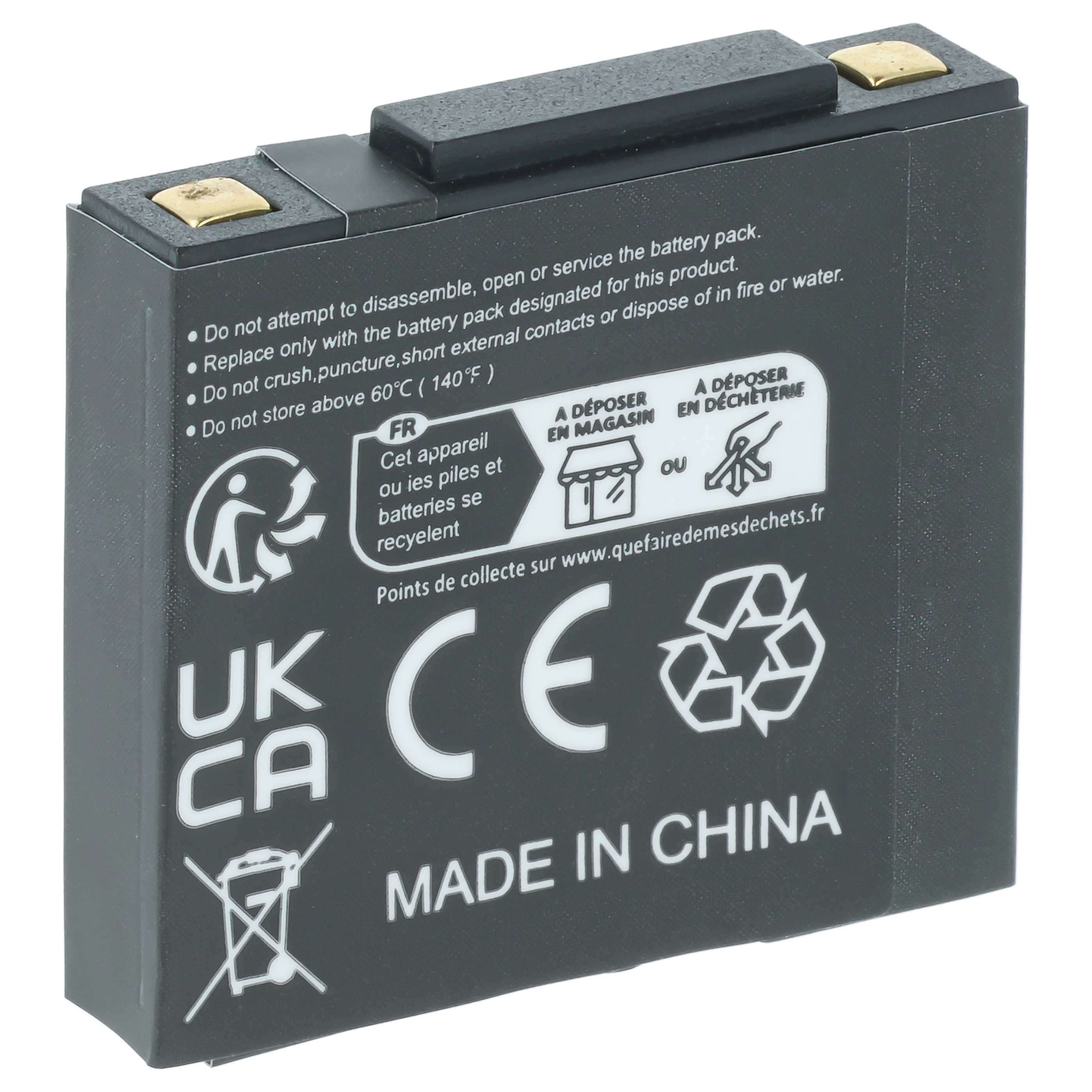 3x Batteria sostituisce GN Netcom 2901-249, 14151-02, 14151-01 per auricolari cuffie - 340mAh 3,7V Li-Poly