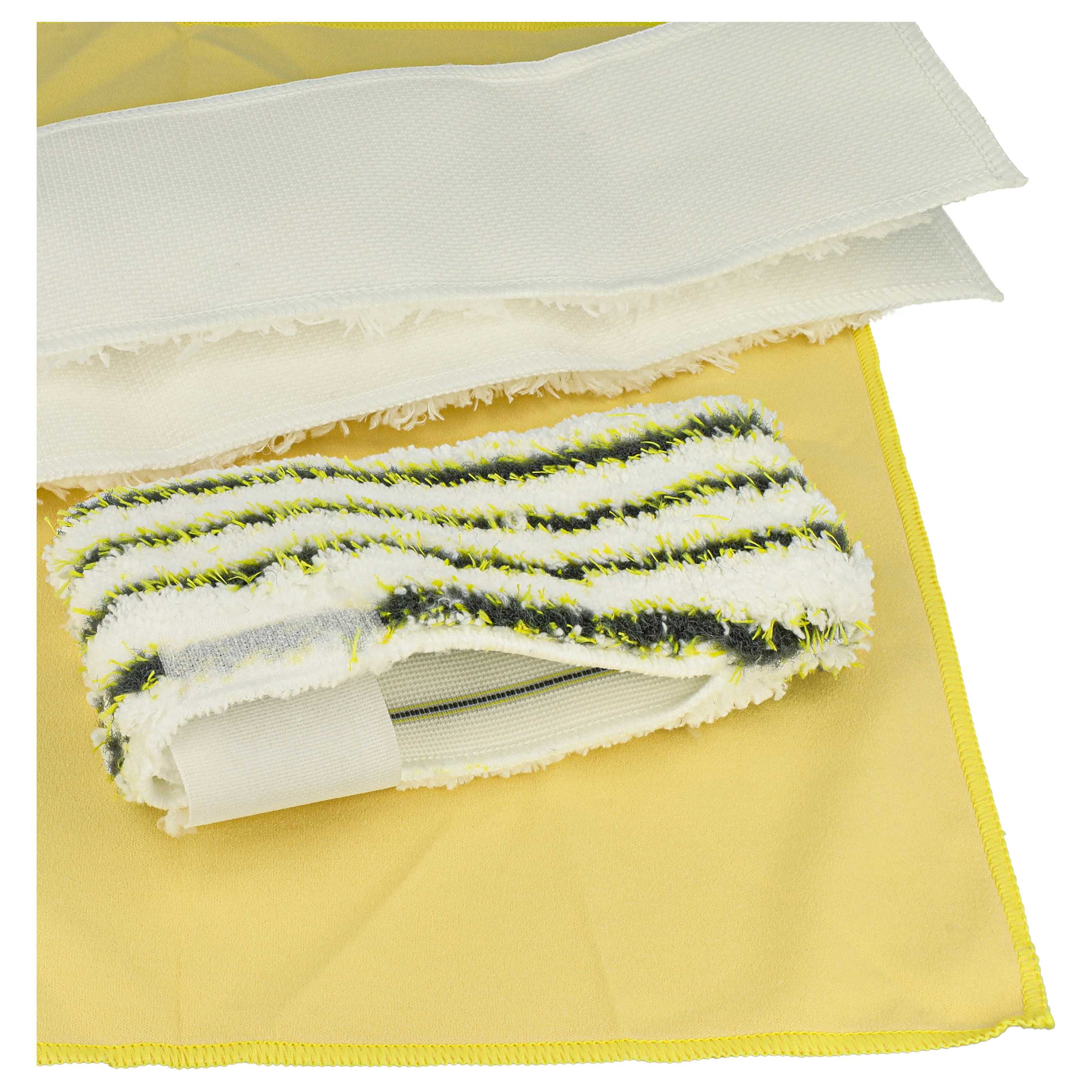 8-Part Microfibre Cloth Set replaces Kärcher 2.863-266.0, 2.863-171.0 for Kärcher Steam Cleaner