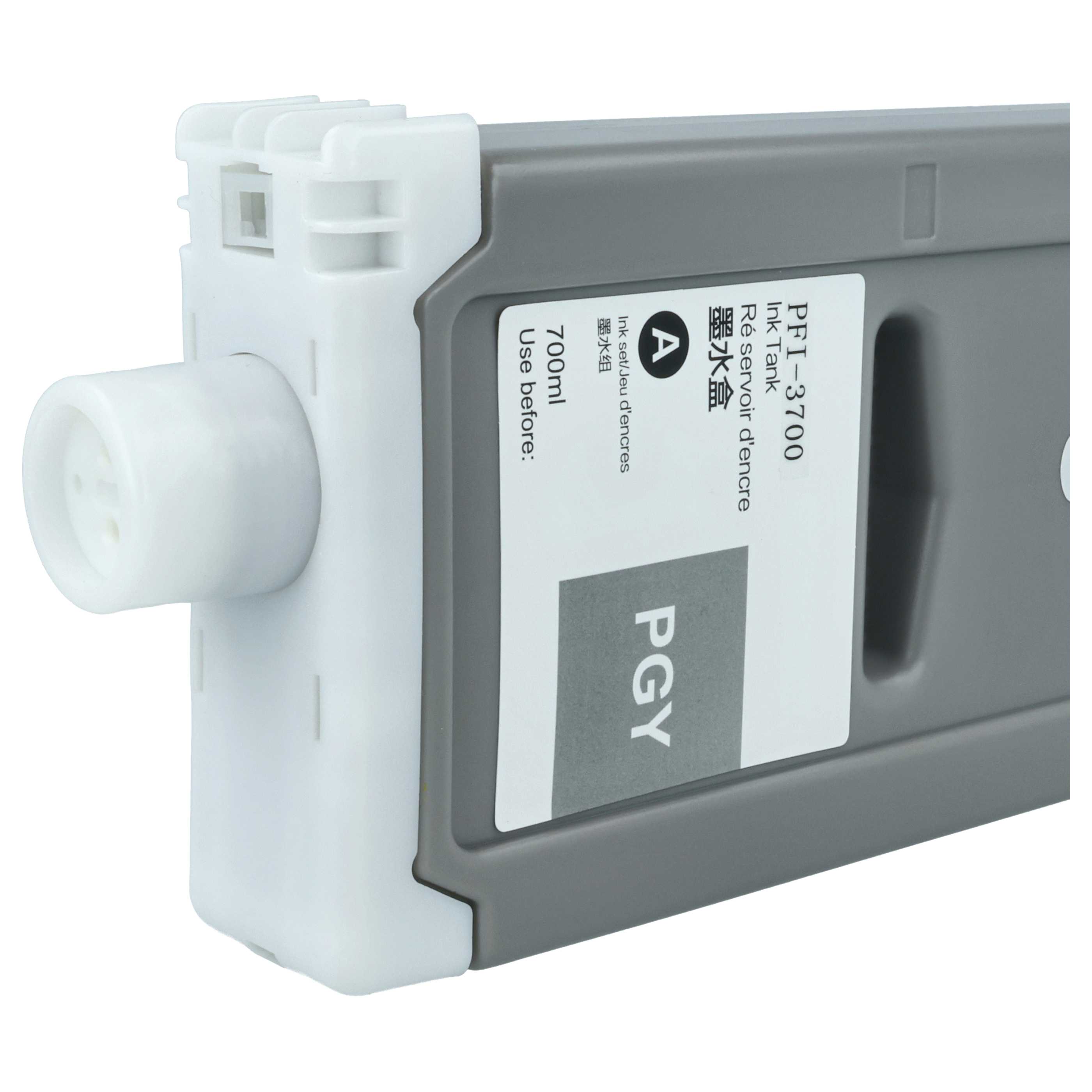 Ink Cartridge as Exchange for Canon PFI-3700 PGY for Canon Printer - Photo Grey 700 ml