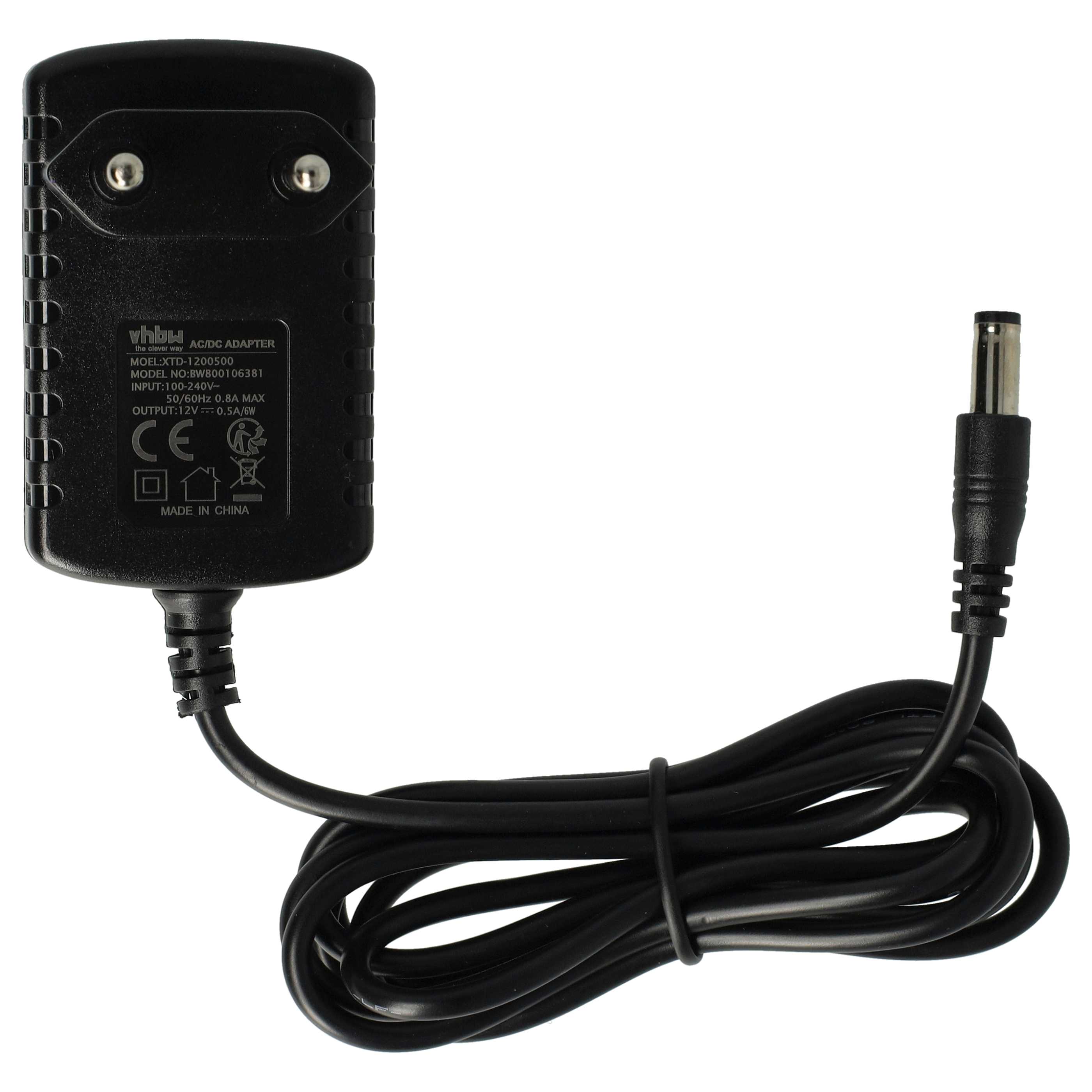 Mains Power Adapter replaces Tivoli VD120050L for AKG DAB Radio, VHF Radio, Kitchen Radio etc. - 200 cm