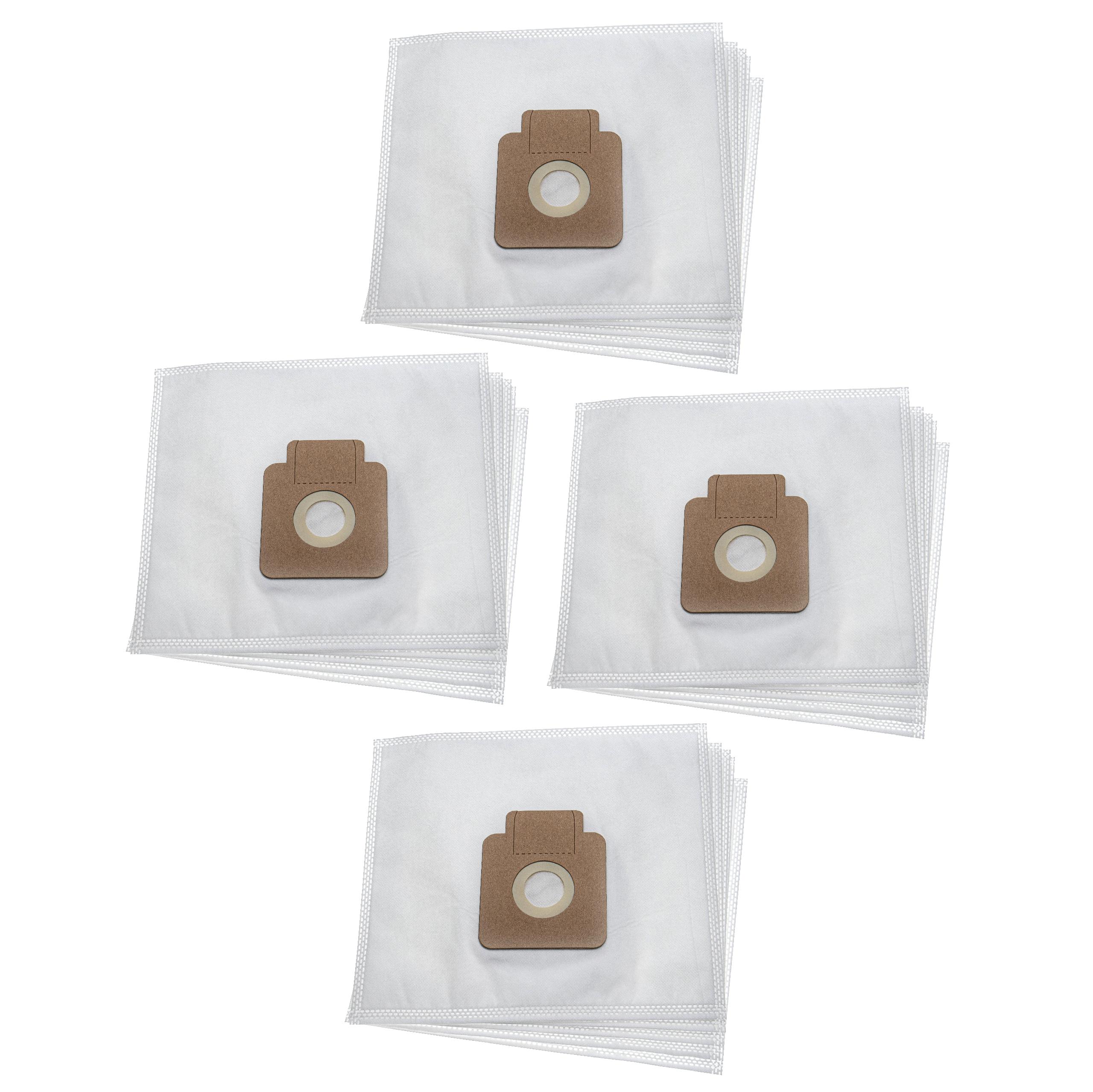 20x Sac remplace Hoover 35600637, H64 pour aspirateur Candy - microfibre non tissée