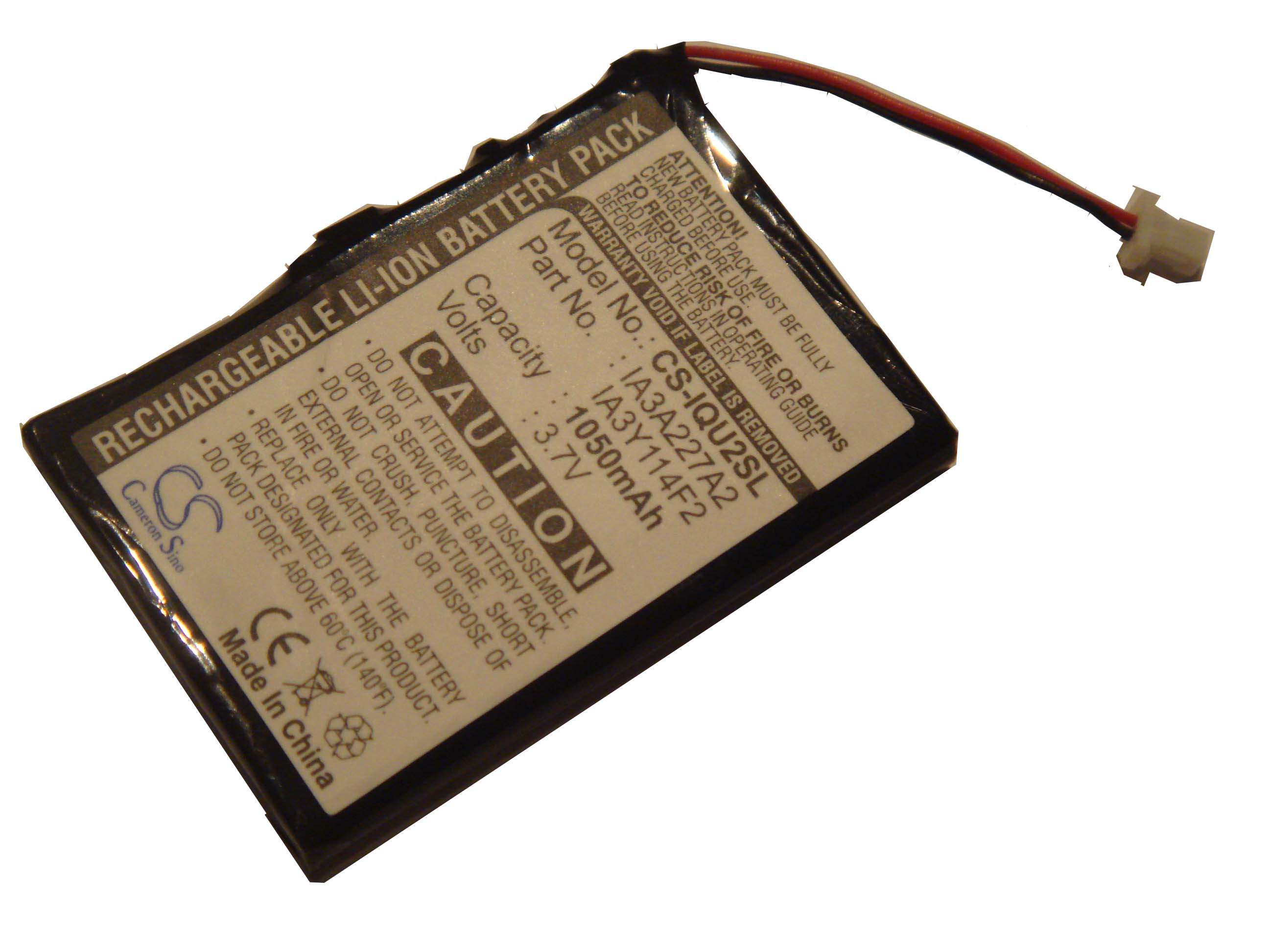 Akumulator do nawigacji GPS zamiennik Garmin IA3Y114F2, IA3A227A2 - 1050 mAh 3,7 V Li-Ion