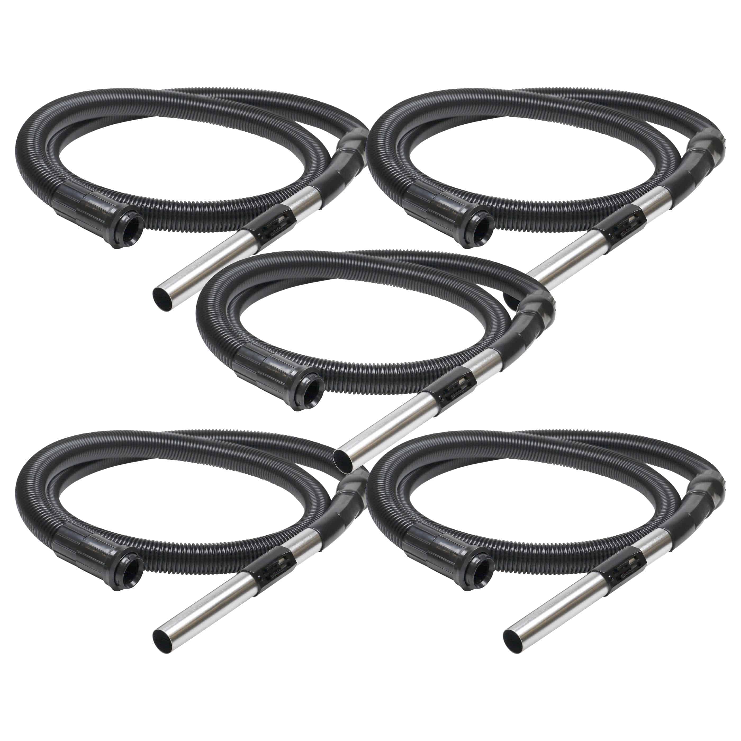 5x Hose replaces Nilfisk 140 2782 000 for Lux vacuum cleaner, 2.41m - 32 mm Connector