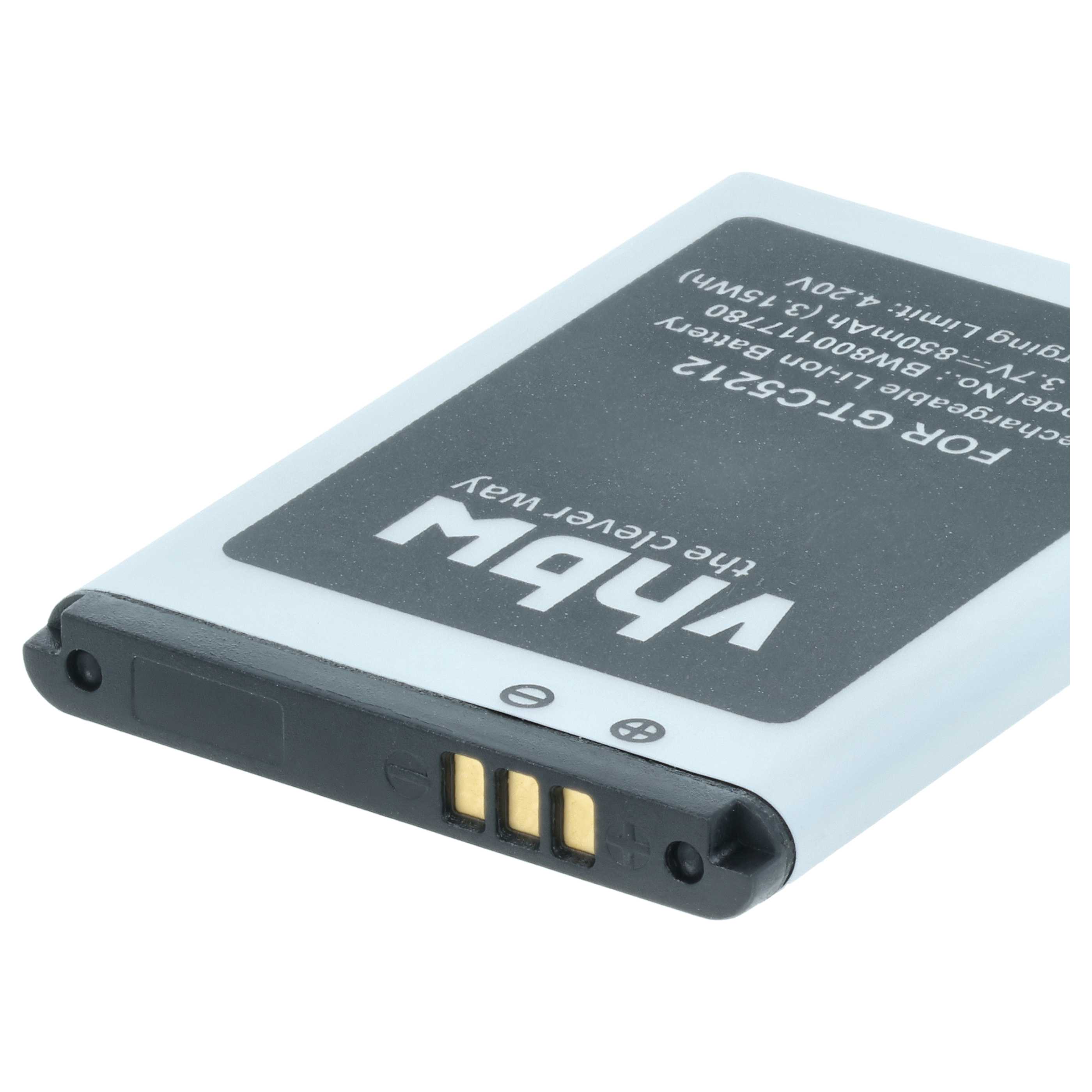 Akumulator do telefonu smartfona zamiennik Samsung AB043446LA, AB043446BC, AB043446BE - 850 mAh 3,7 V Li-Ion