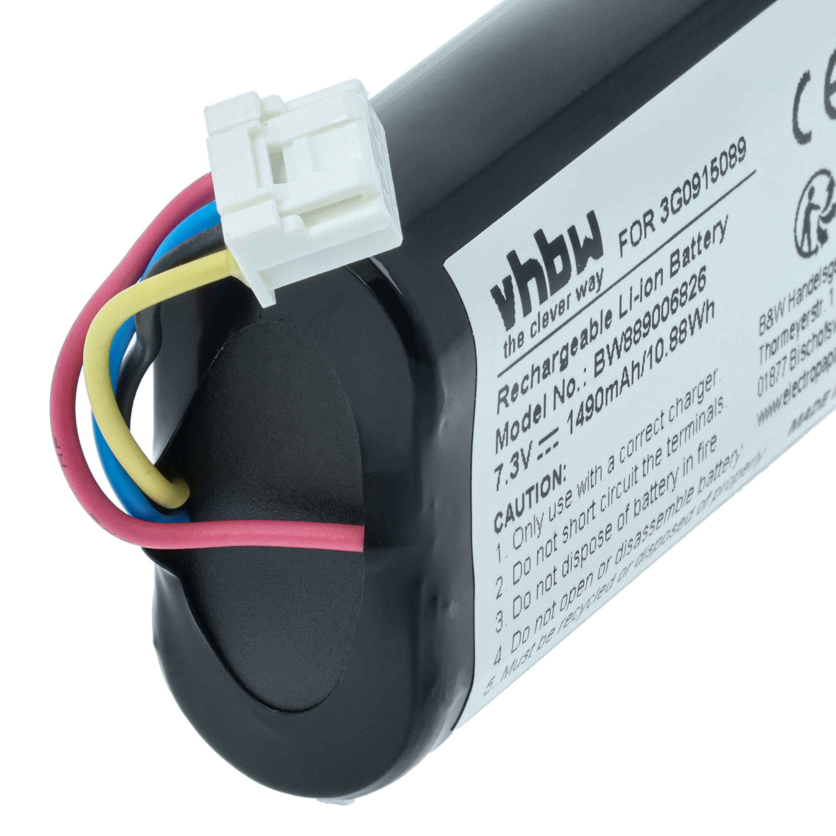 Batteria per computer veicolare sostituisce Audi 3G0915089 - 1,49Ah 7,3V Li-Ion