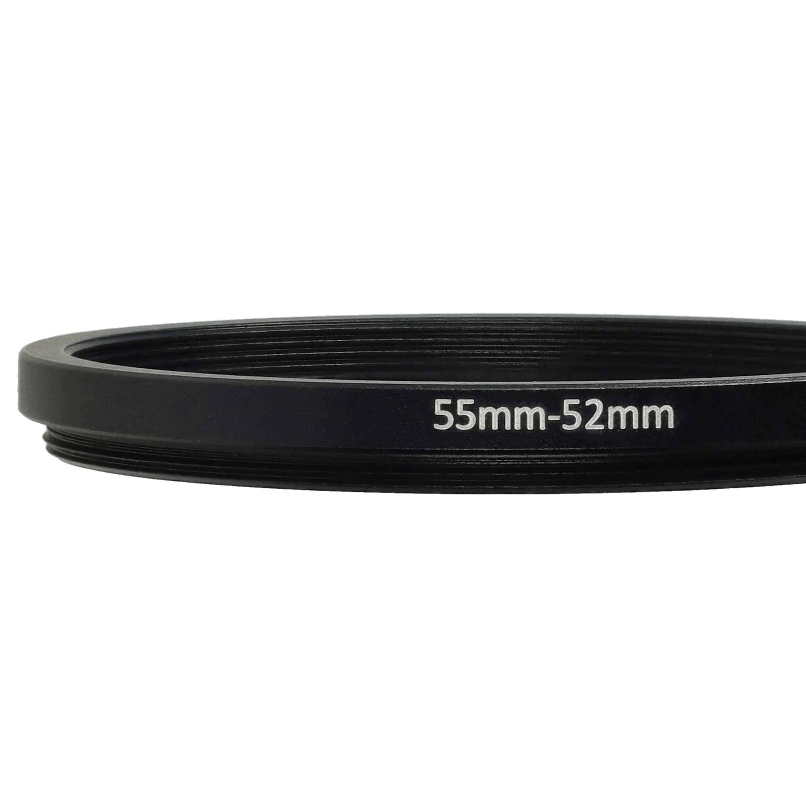 Step-Down-Ring Adapter von 55 mm auf 52 mm für diverse Kamera Objektive