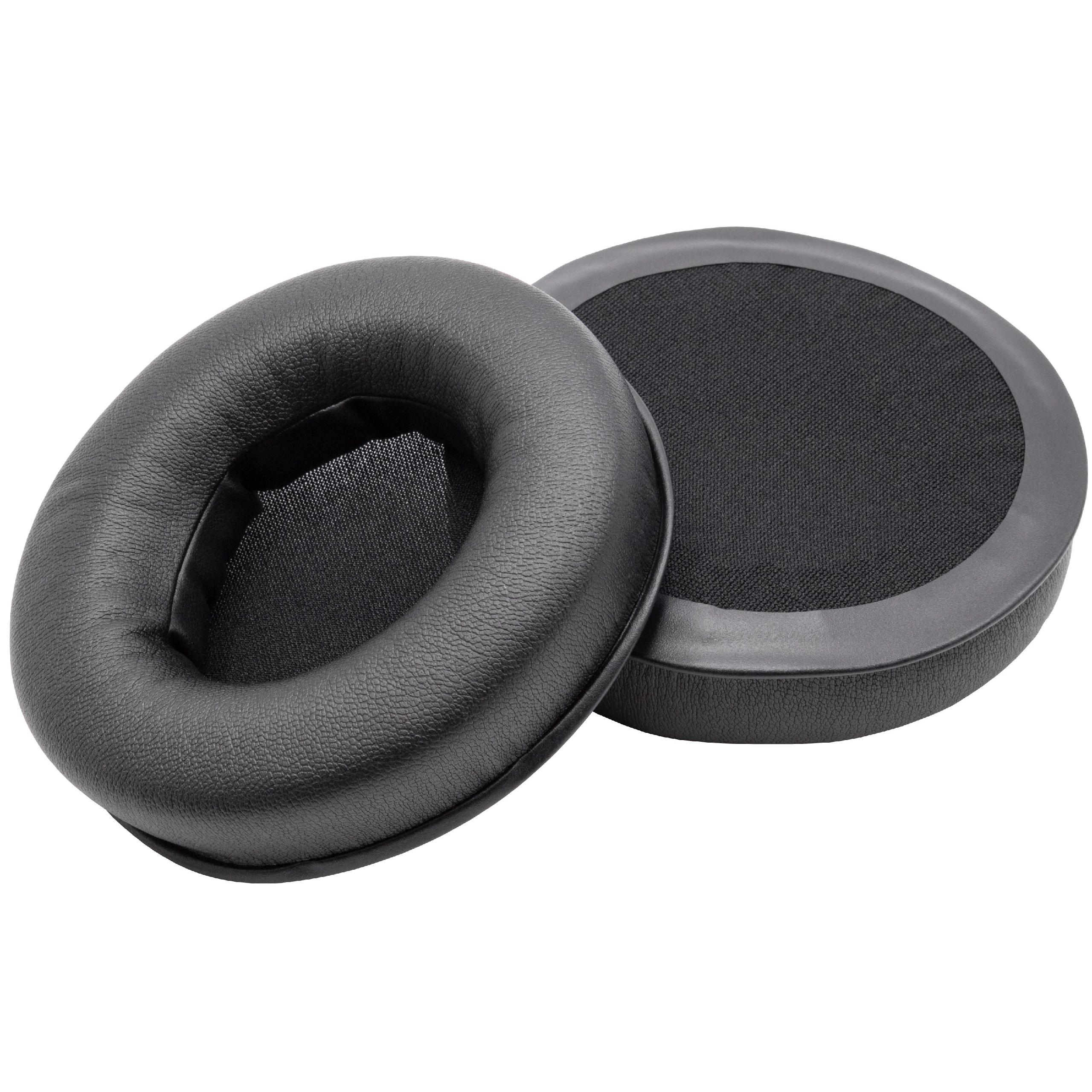 1 paio di cuscinetti per Razer Kraken cuffie ecc. - poliuretano / gommapiuma, 8,7 cm diametro esterno, 20 mm s