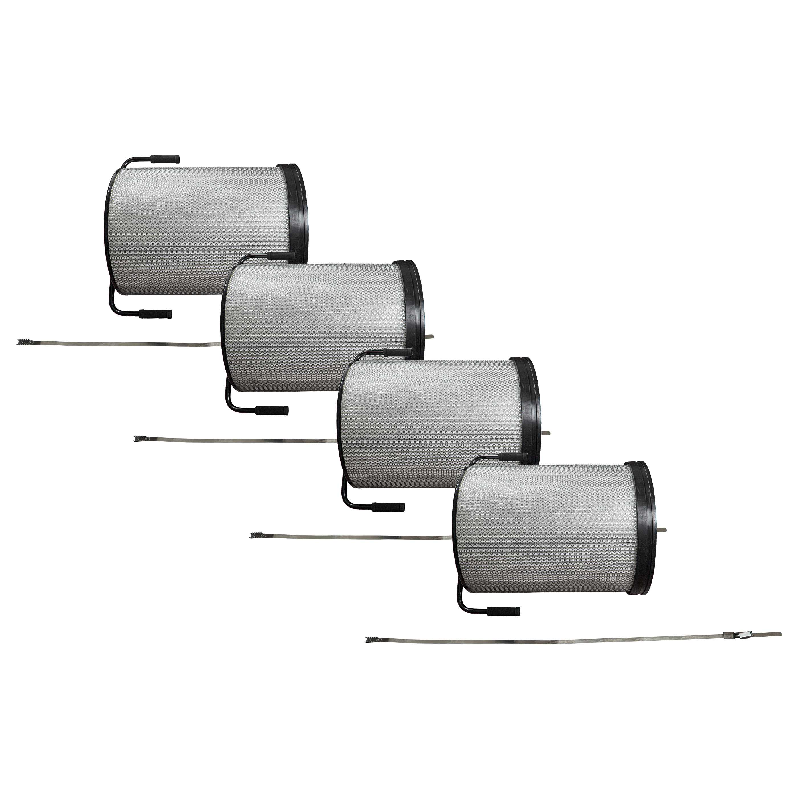 4x Filter as Replacement for Bernardo, Felder Filter FP2, 02.1.132, ABSFF2 for Bernardo Suction Unit etc.