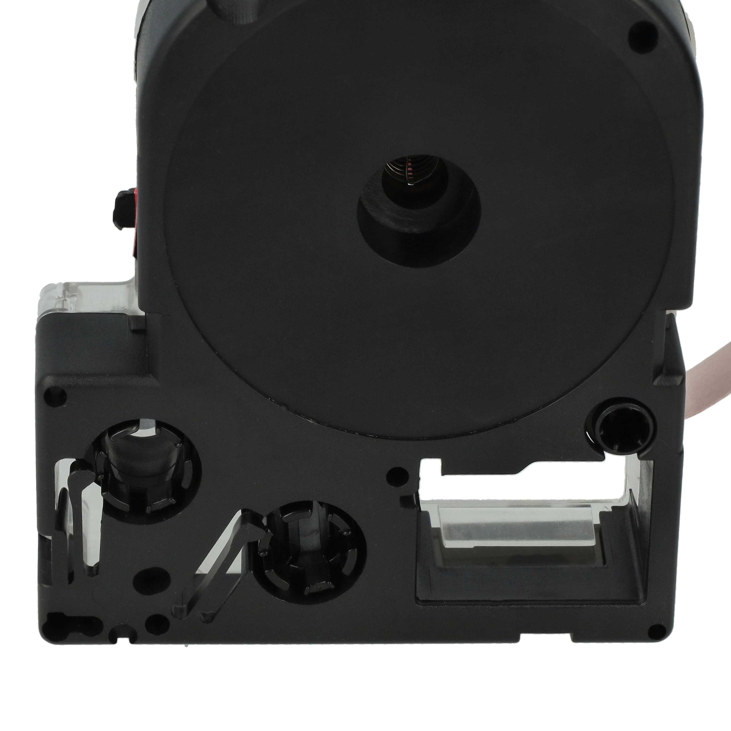 Label Tape replaces Epson LC-3YRN - 9 mm Black to Red