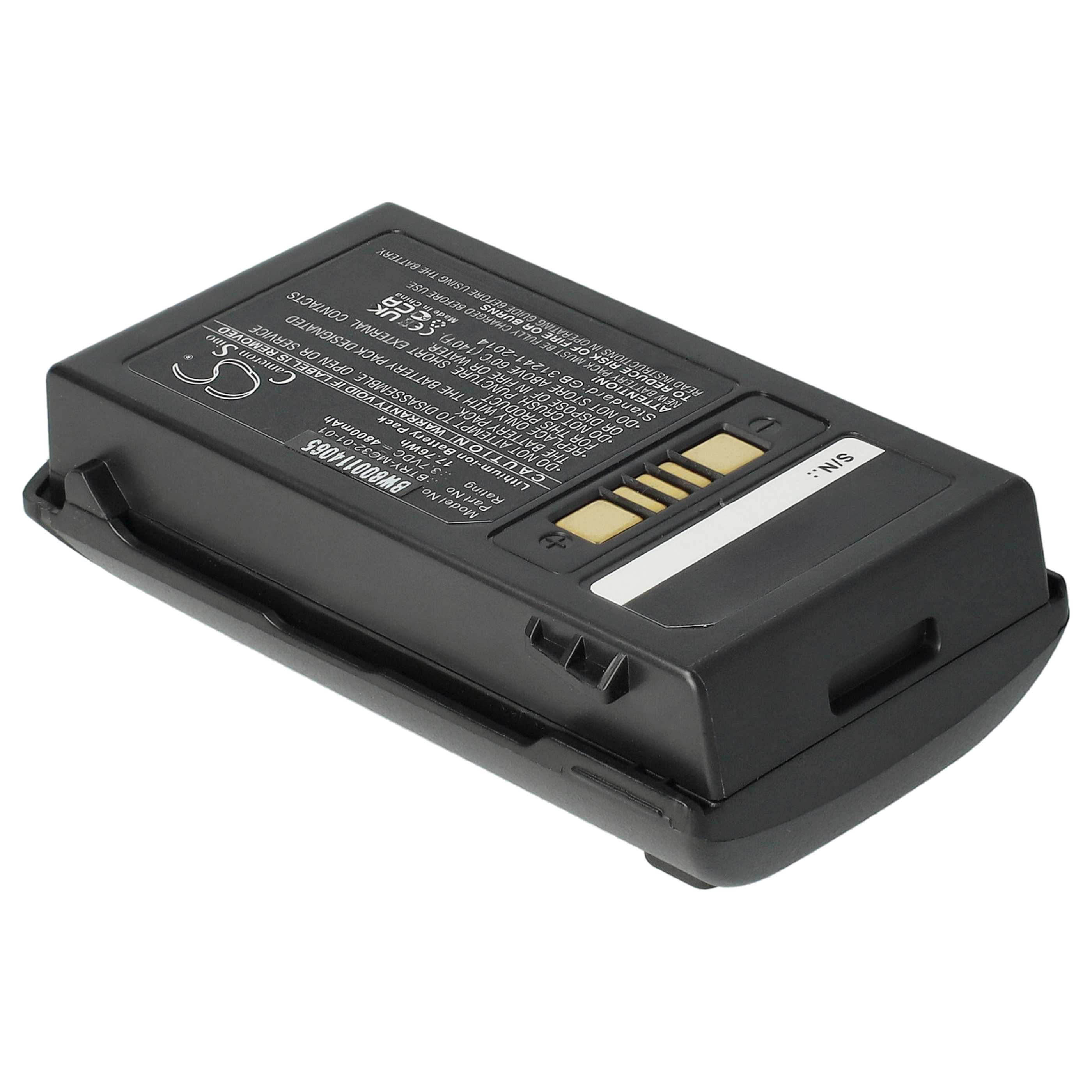5x Batteria sostituisce Motorola 82-000012-01, BT-000375 per barcode scanner Motorola - 4800mAh 3,7V Li-Ion