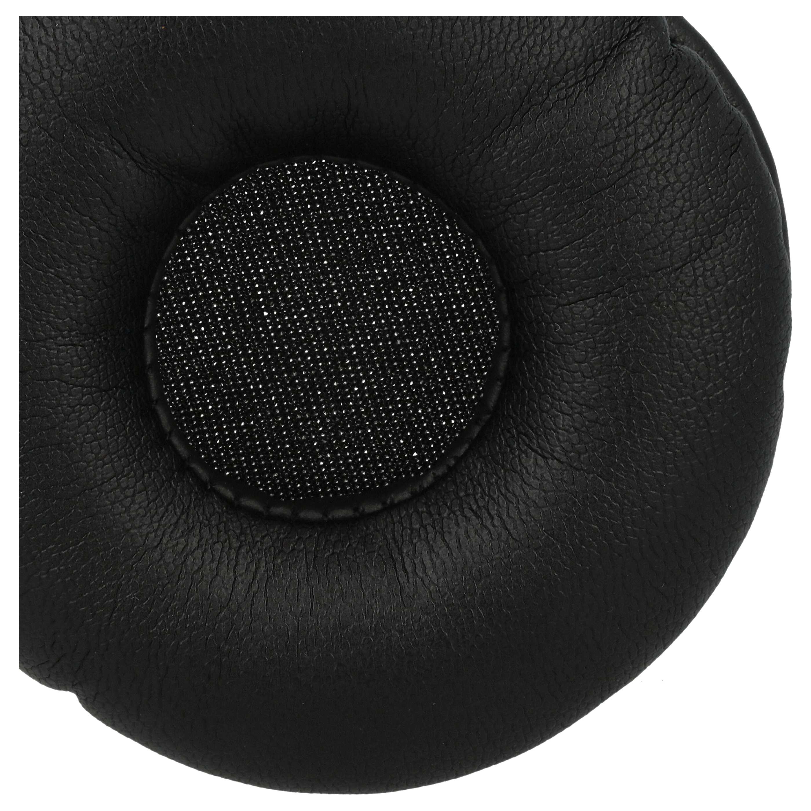 2x Ear Pads suitable for Sony V150 Headphones etc. - foam / synthetic leather, 6.8 cm External Diameter