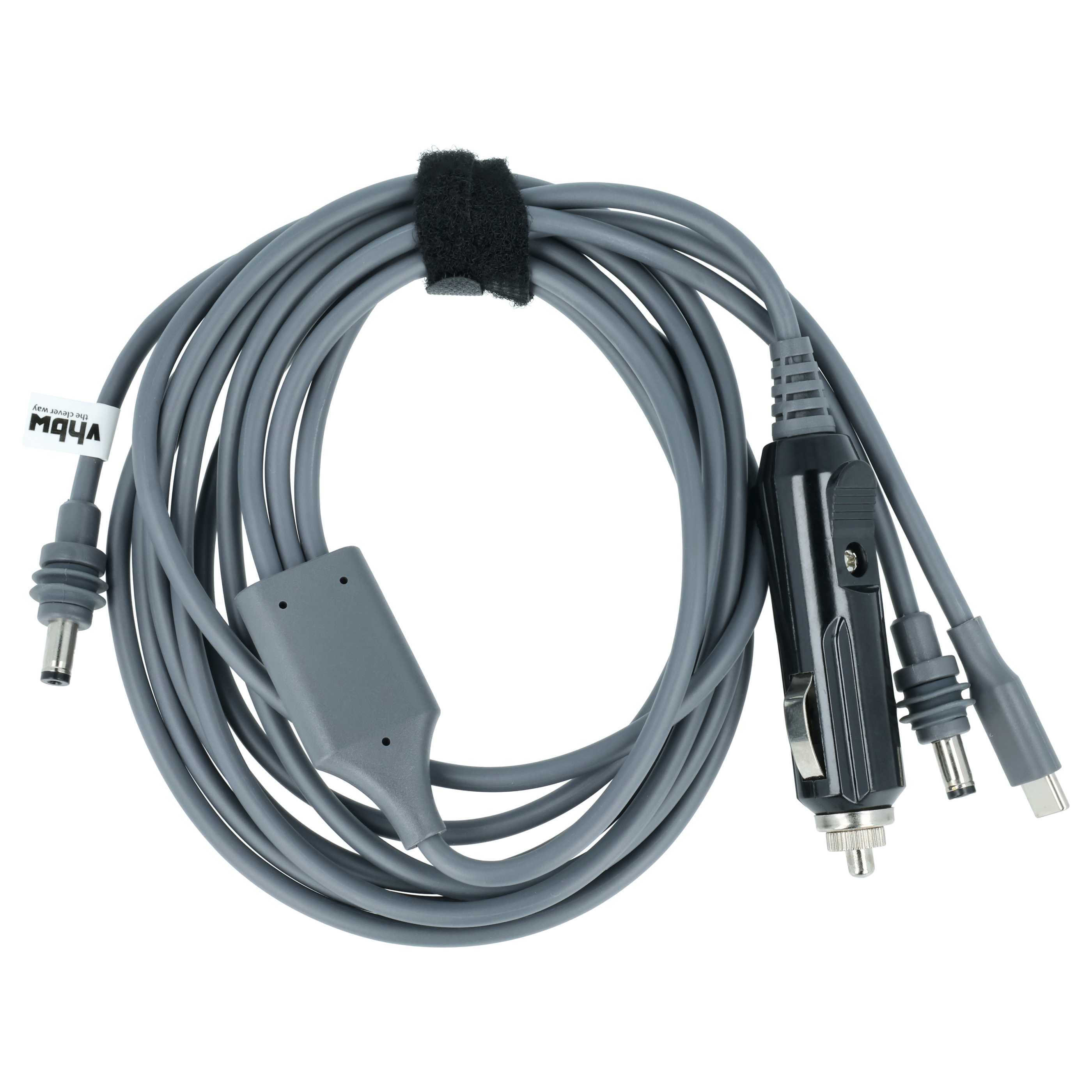 3 in 1 Stromkabel für Wlan Router wie Starlink Mini, DC auf USB Typ C, DC, KFZ-Stecker, 100 W, 20 V, 5A, Länge: 3m