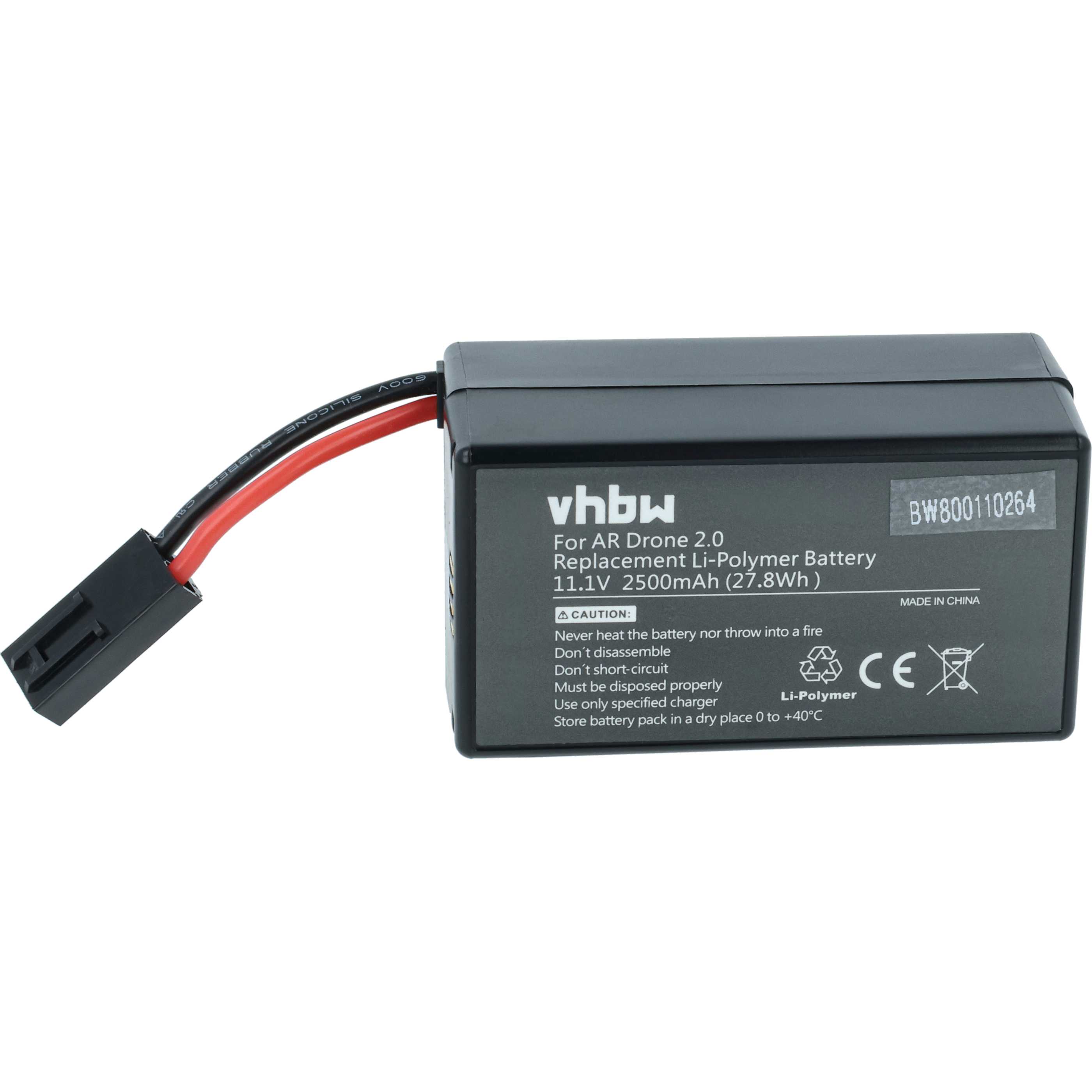 Batterie remplace PF070056 pour drone Parrot- 2500mAh 11,1V Li-polymère