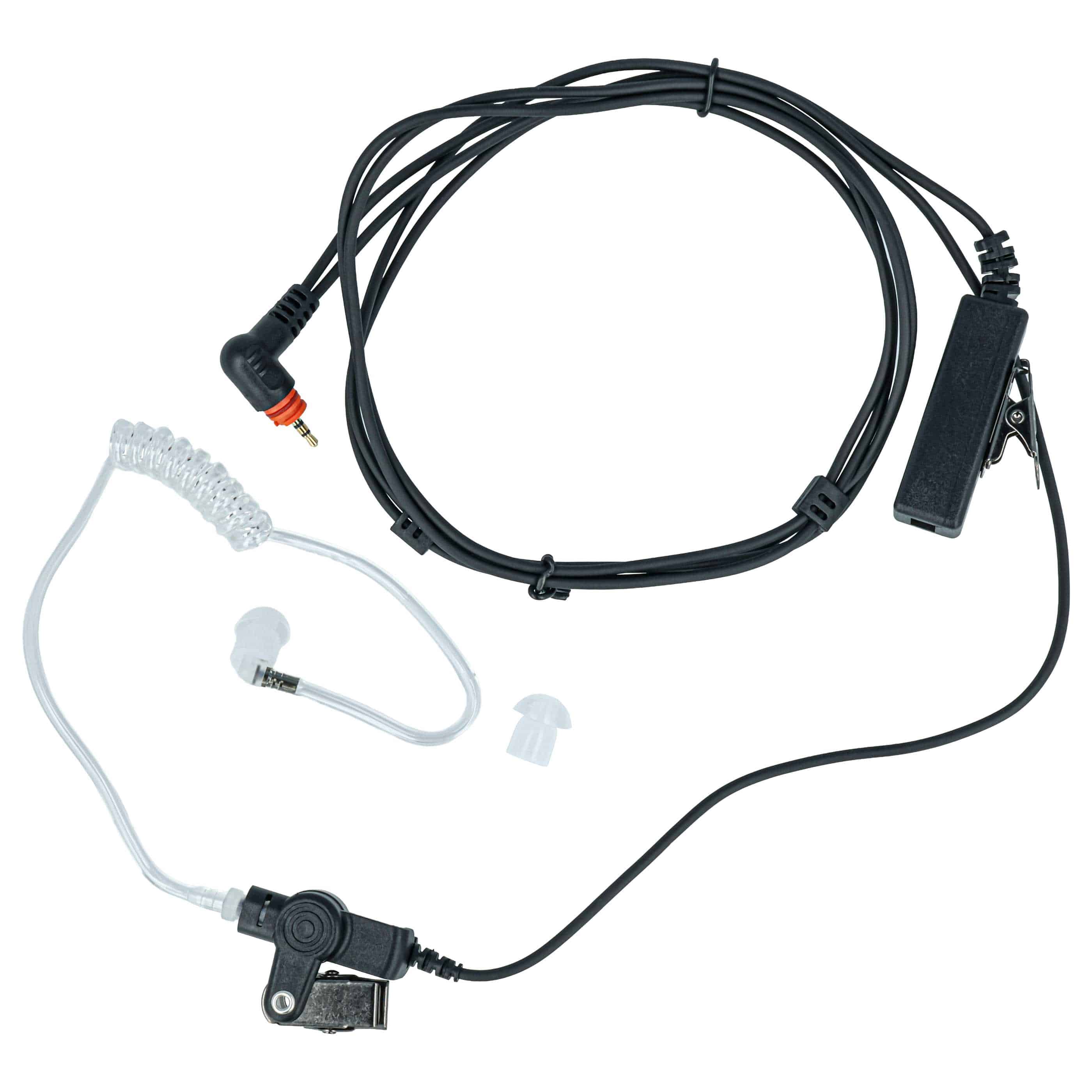 Security Radio Headset suitable for Motorola SL7550 - "Take Call Button", Clip Mount + Phono Cable