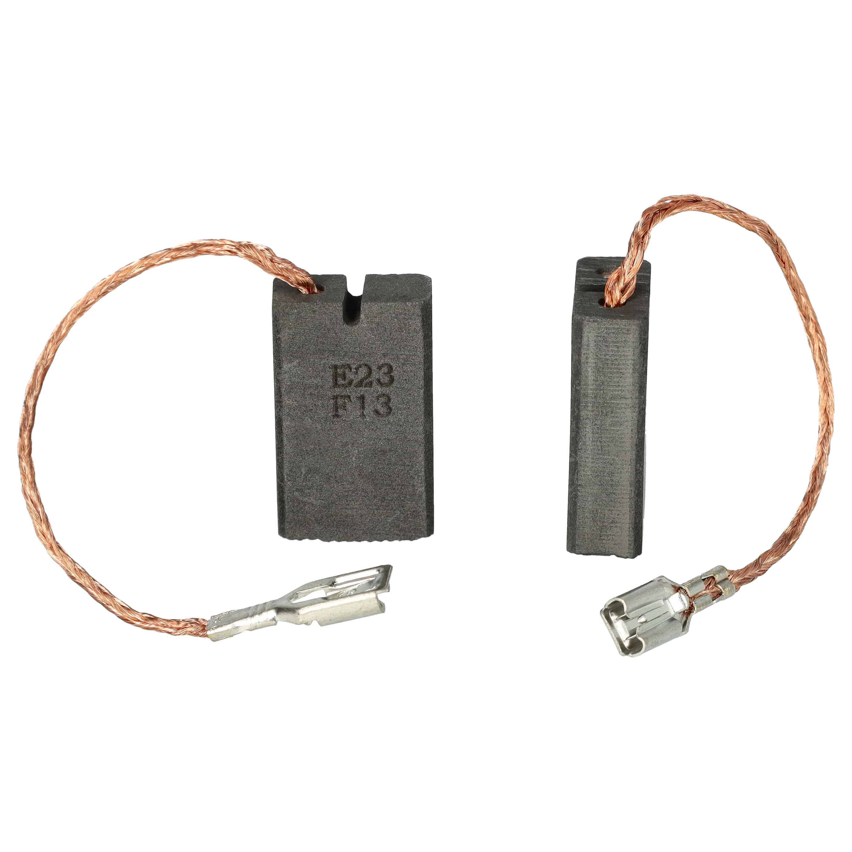 2x Szczotka węglowa zam. Stihl 1210 600 2702 + płaska wsuwka, 24,8 x 14,9 x 7 mm