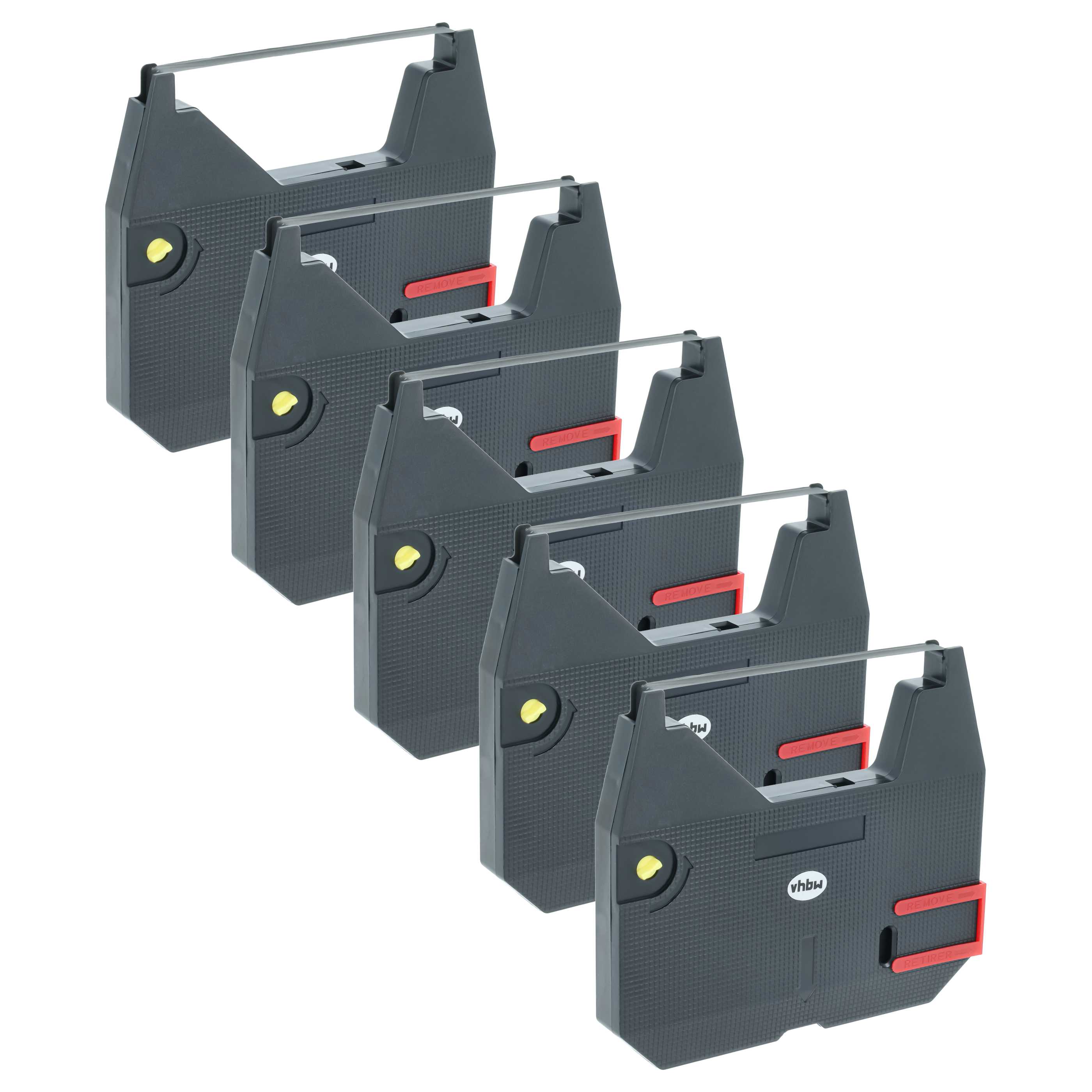 5x Nastro sostituisce 2737SC, 153C Correctable per Panasonic stampante a matrice di punti - nero