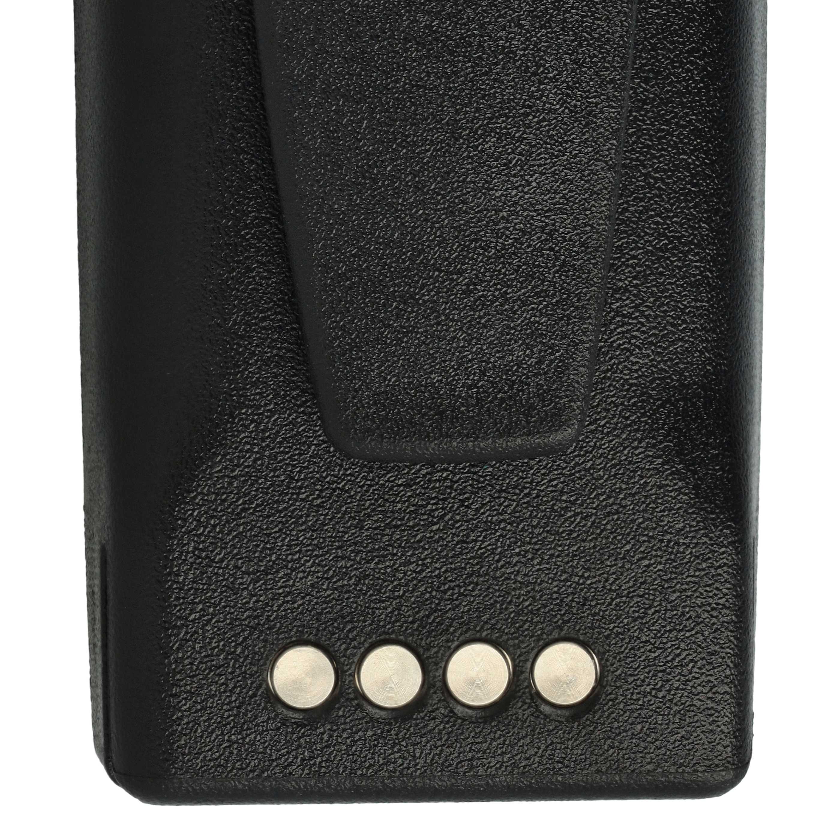 Radio 2x Battery replaces Motorola 6080384X65, RLN6305, PMNN6035, RLN6305B - 2200 mAh 7.5 V Li-Ion + Belt Clip
