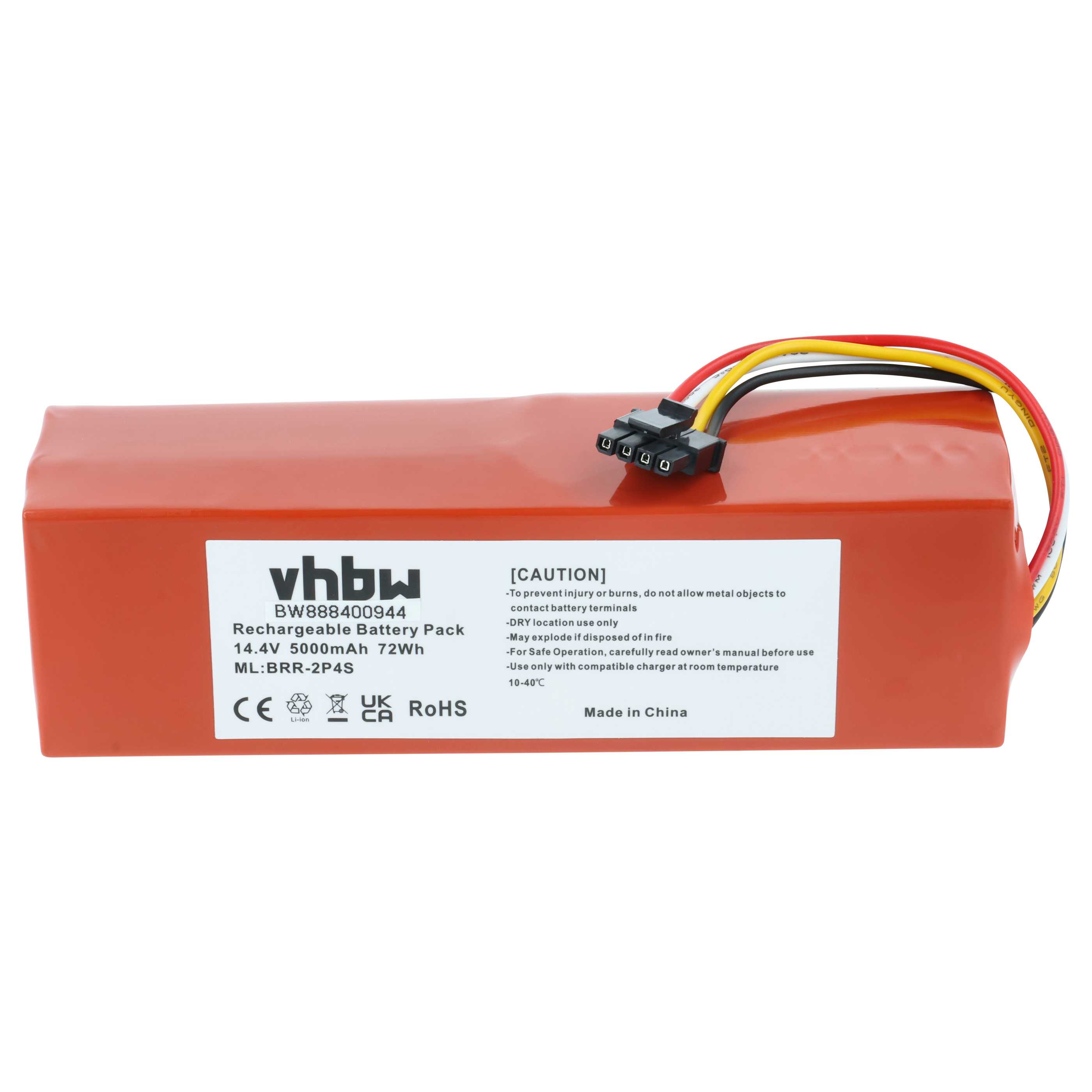 Batterie remplace Xiaomi 400-900-1755 Ruby_S pour robot aspirateur Dreame - 5000mAh 14,4V Li-ion