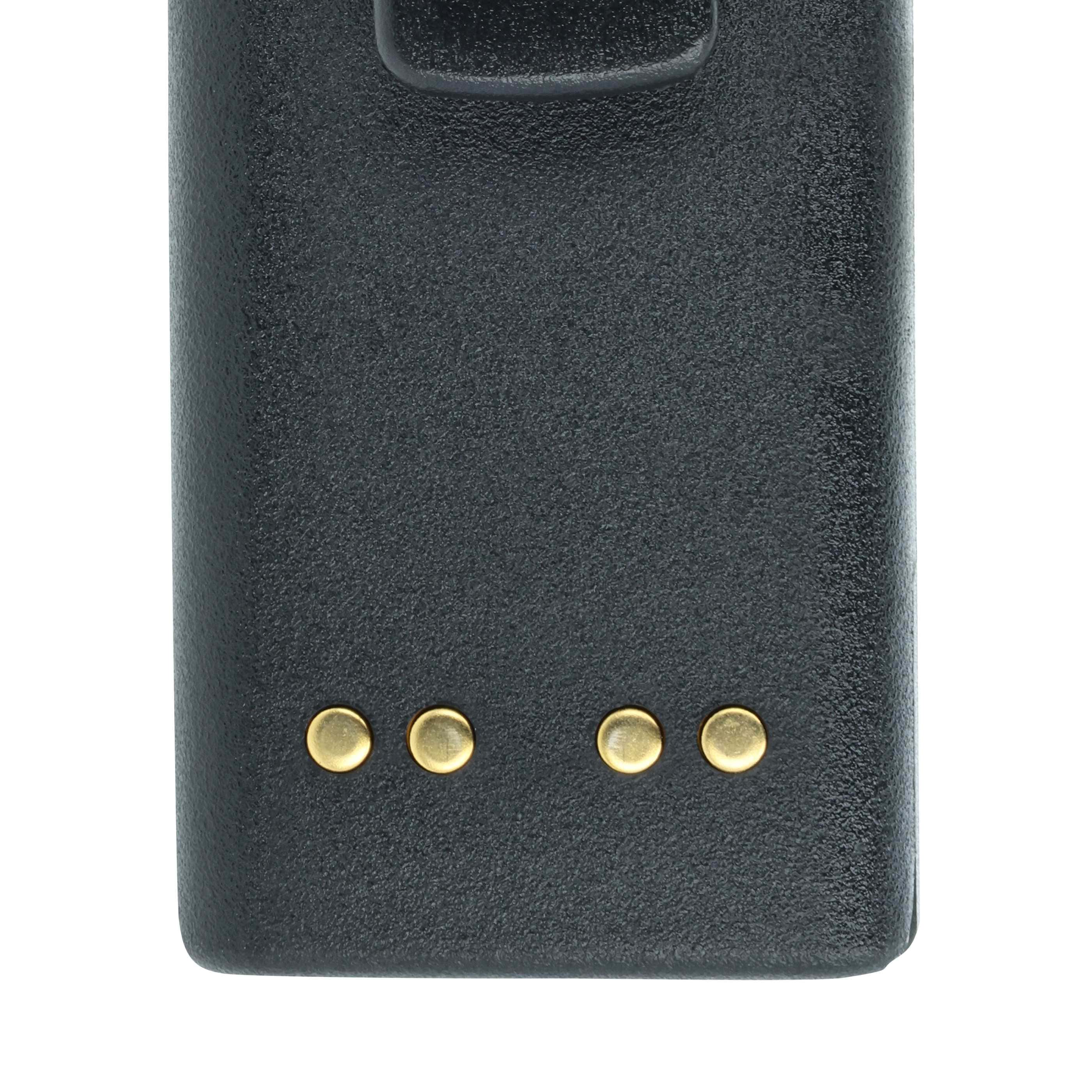 Radio 10x Battery replaces Motorola NTN7143, NTN7143CR, NTN7143B, NTN7143A - 2500 mAh 7.5 V NiMH + Belt Clip