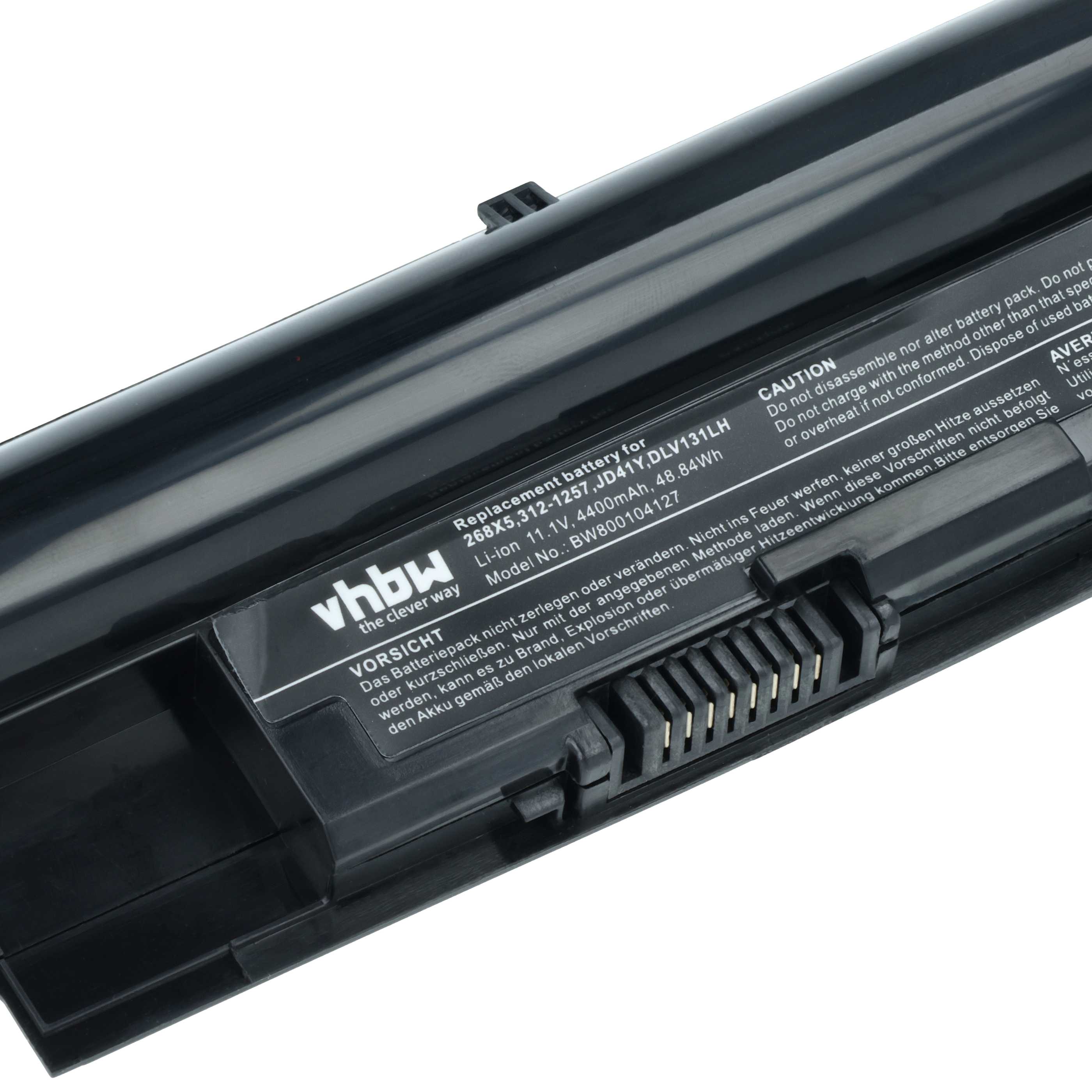 Akumulator do laptopa zamiennik Dell 312-1258, H2XW1, 268X5, 0VCTWN, H7XW1 - 4400 mAh 11,1 V Li-Ion, czarny