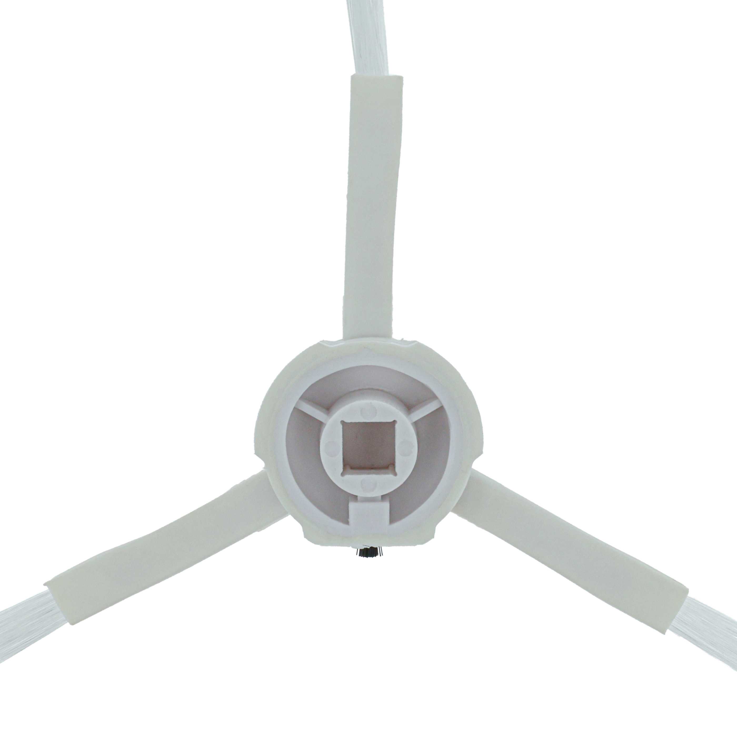 2x Side Brush suitable for Dreame, Xiaomi Mijia 1C Robot Vacuum Cleaner etc. - 3-armed, white