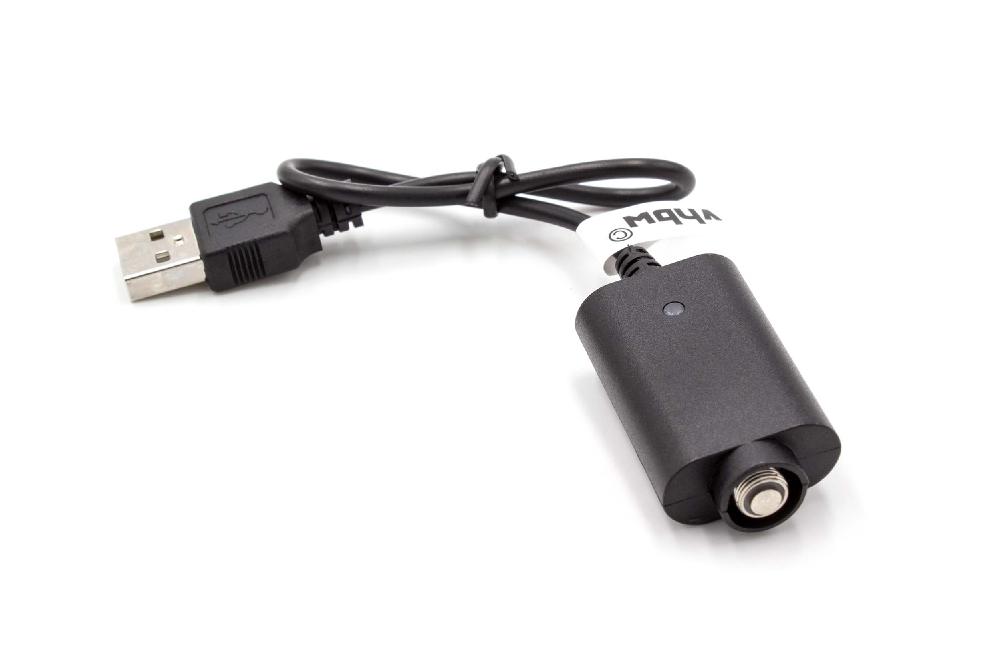 vhbw caricatore USB sigarette elettroniche con attacco filettato 510 - cavo da 25cm
