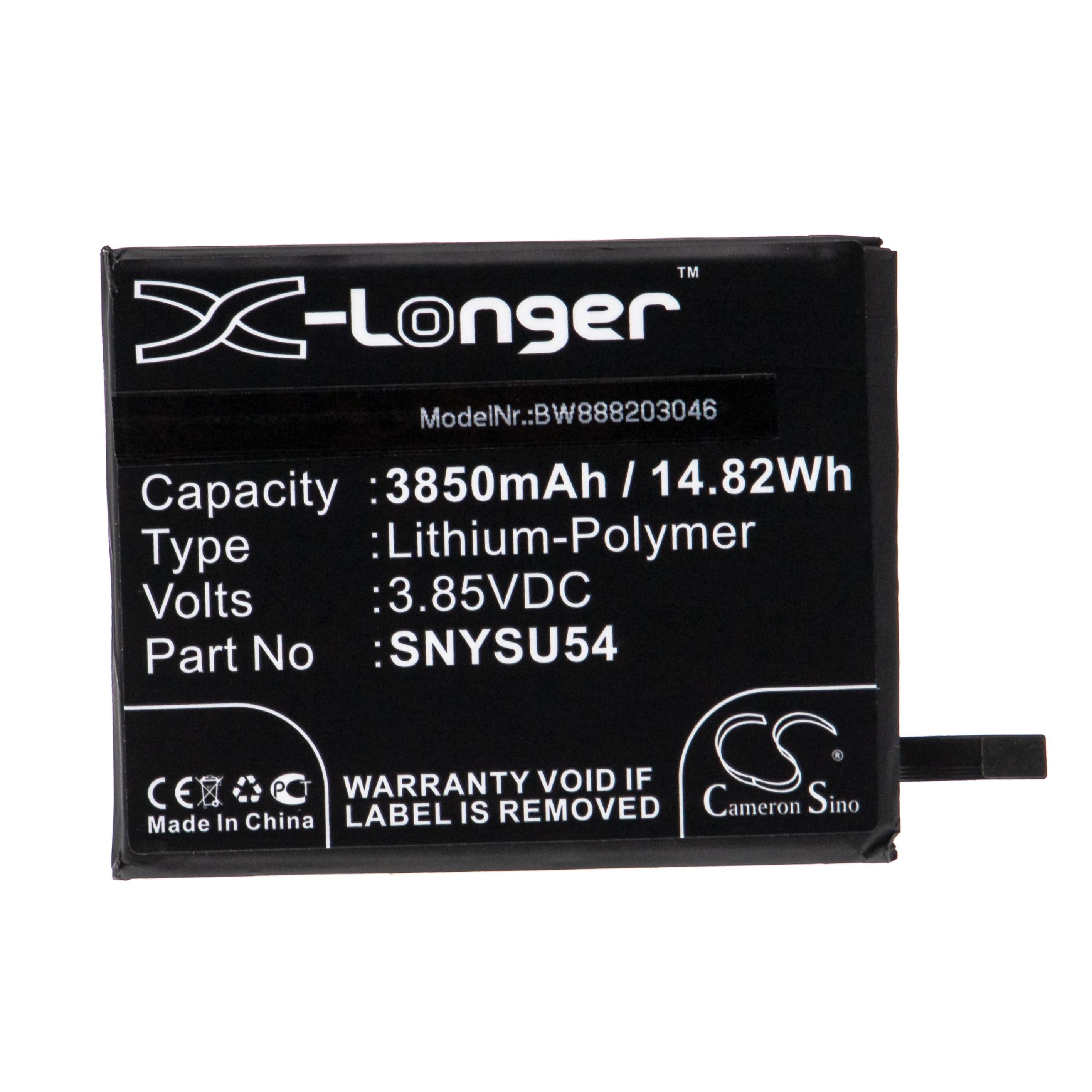 Mobile Phone Battery Replacement for Sony SNYSU54 - 3850mAh 3.85V Li-polymer