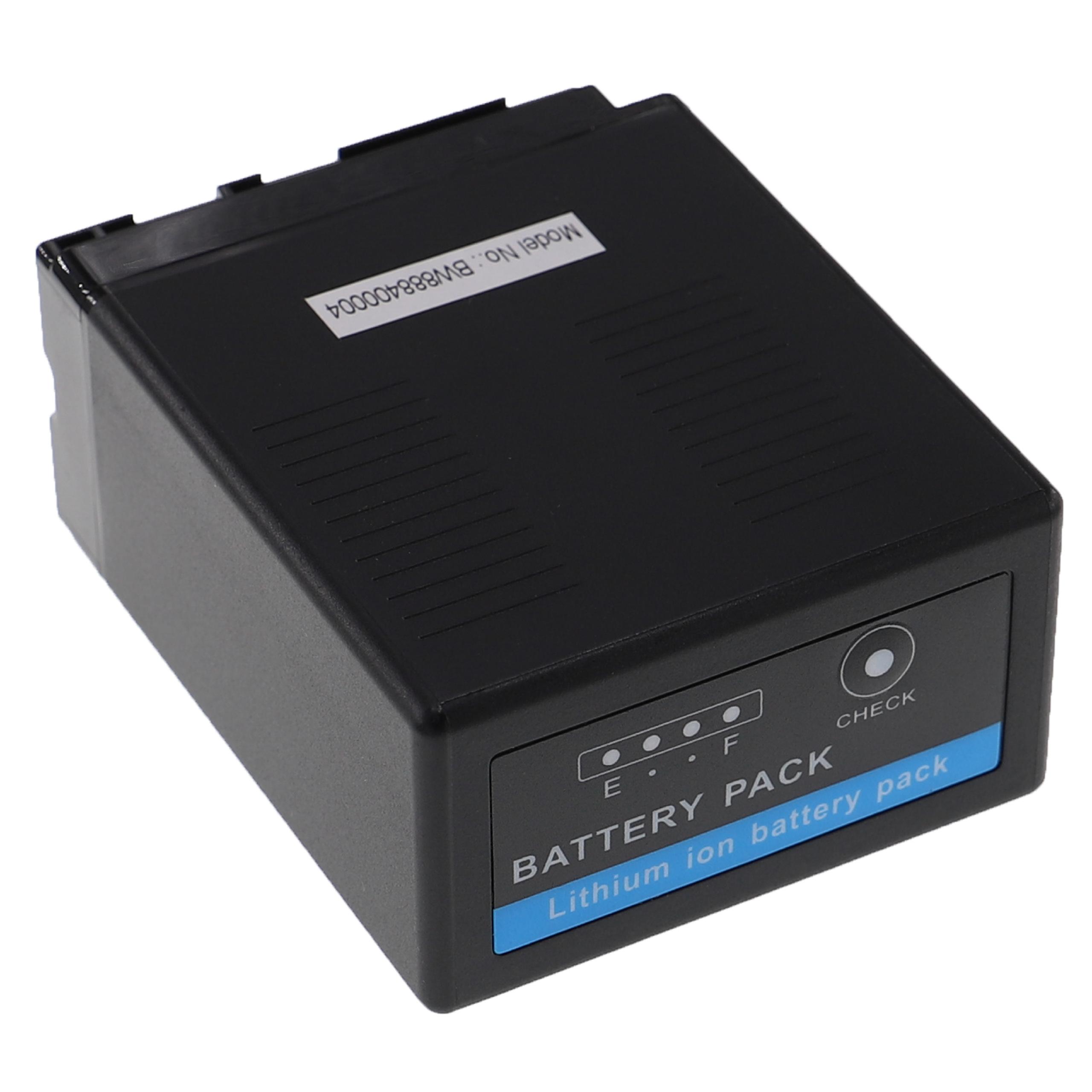 Batterie remplace Panasonic VW-VBG6, VW-VBG6-K, VW-VBG6GK pour appareil photo - 7800mAh 7,2V Li-ion