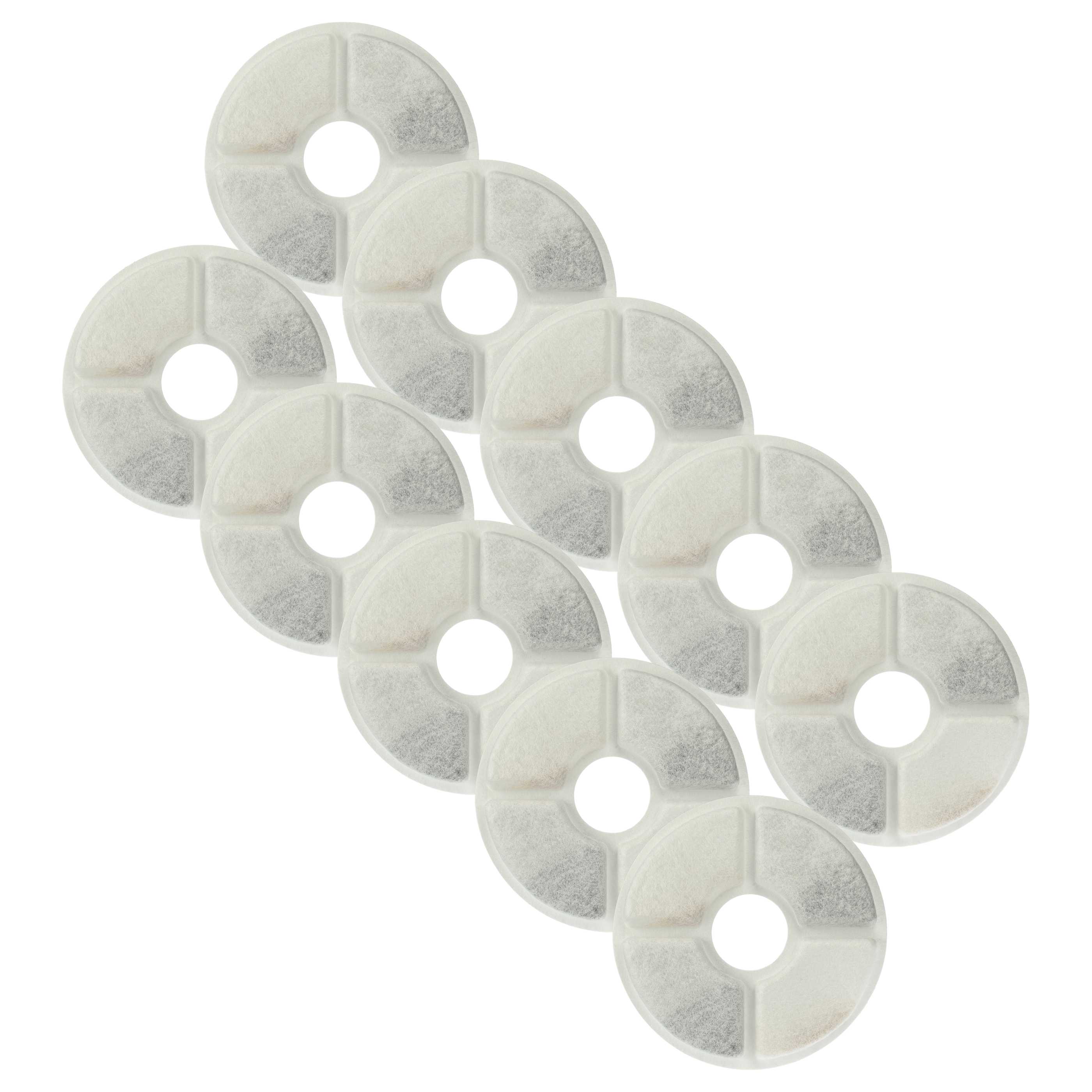 10x Filter passend für Beacon Pet, ENJOY PET, MOSPRO, Pedy Trinkbrunnen u.a. - Wasserfilter