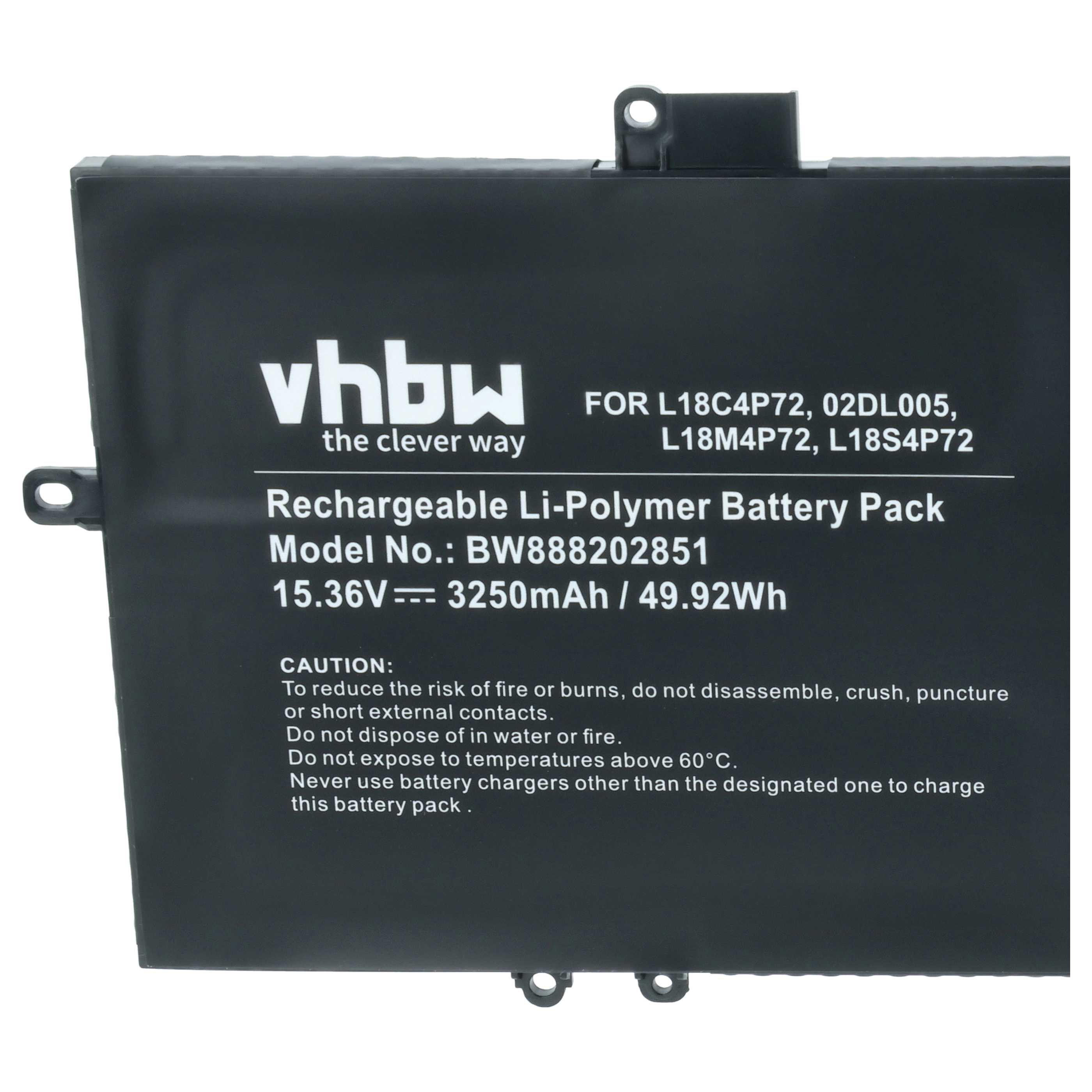 Akumulator do laptopa zamiennik Lenovo 02DL006, 02DL005L18L4P71, 02DL004 - 3200 mAh 15,36 V LiPo